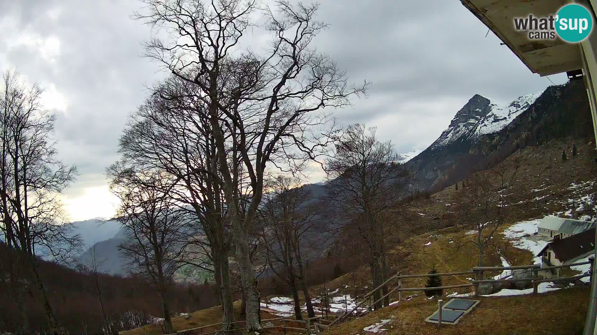 Planina Razor Bergütte Webcam (1315) | Blick auf Tolminski Migovec