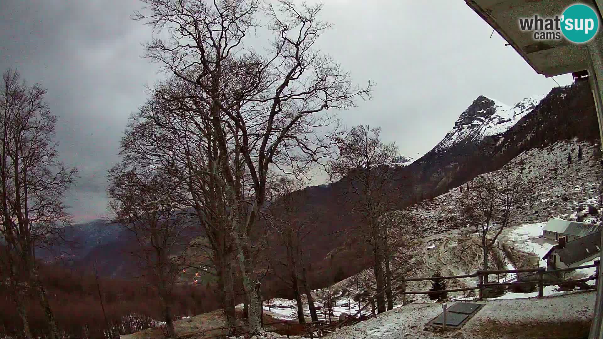 Planina Razor Mountain Hut live cam (1315) | view to Tolminski Migovec