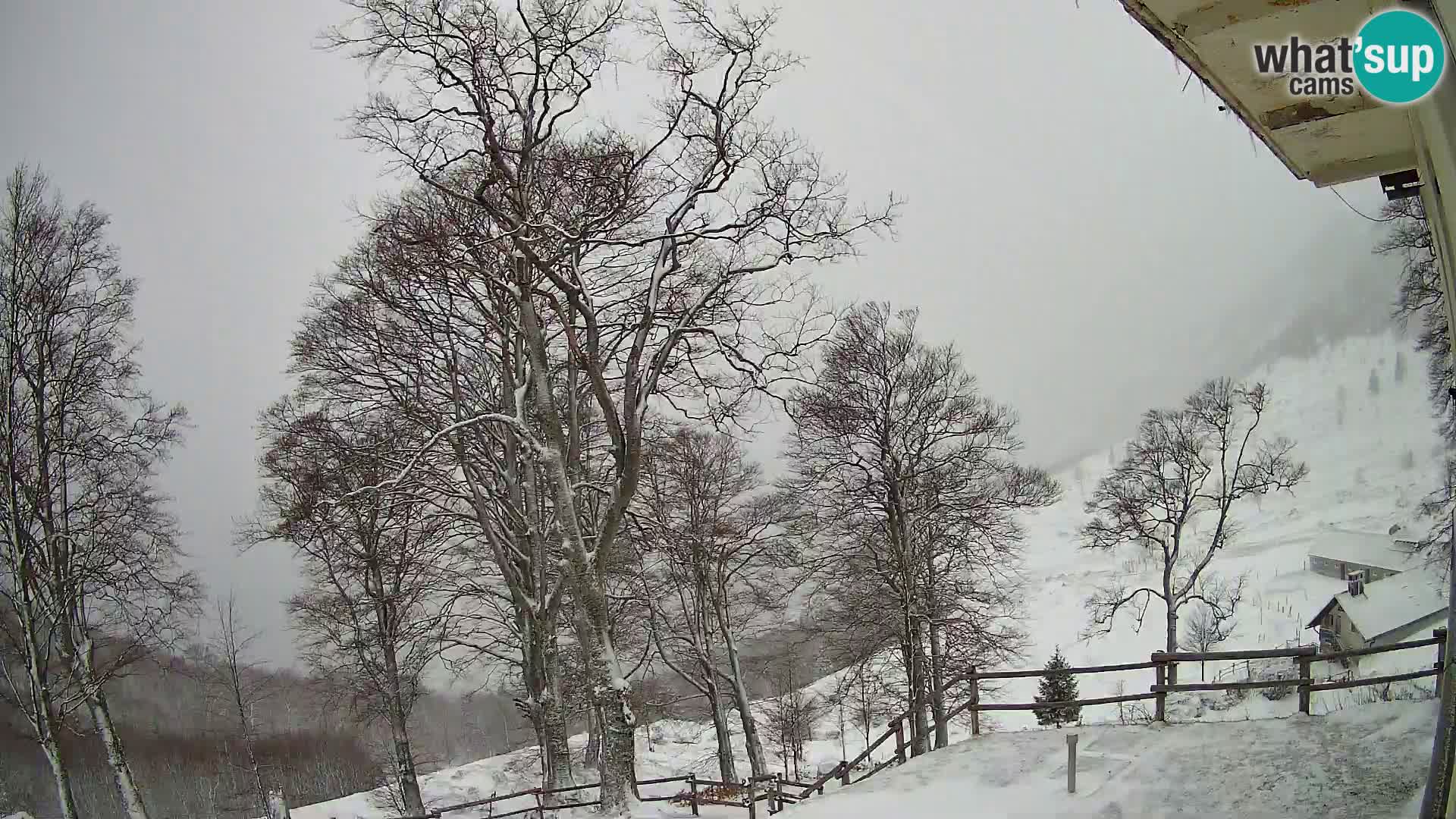 Refuge de la montagne Planina Razor caméra en direct (1315) | vue sur Tolminski Migovec