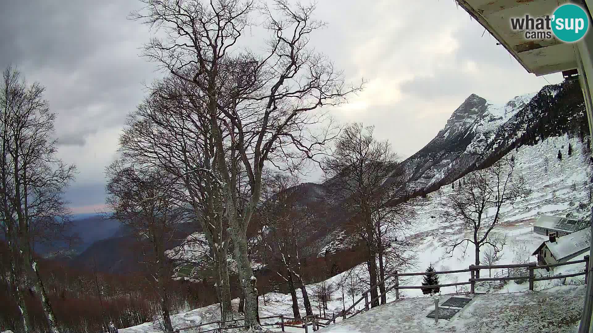 Planina Razor Bergütte Webcam (1315) | Blick auf Tolminski Migovec