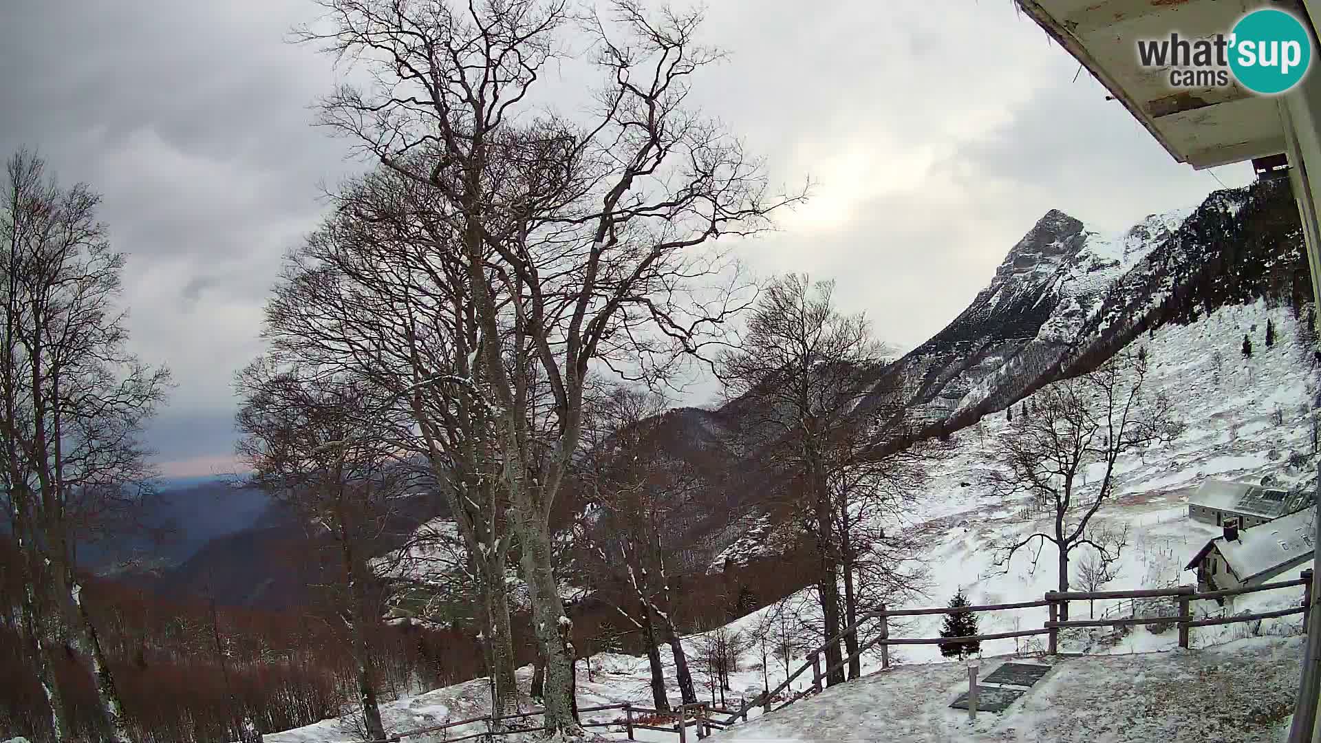 Planina Razor Bergütte Webcam (1315) | Blick auf Tolminski Migovec