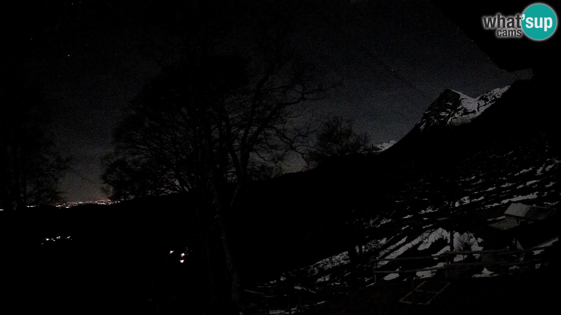 Refuge de la montagne Planina Razor caméra en direct (1315) | vue sur Tolminski Migovec