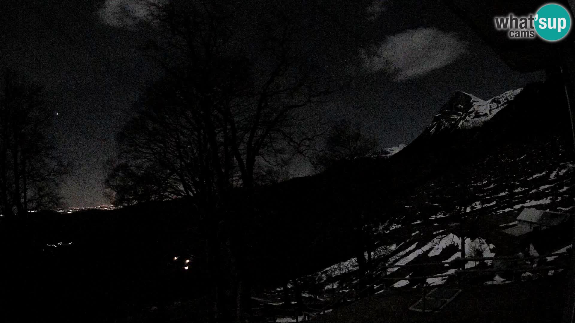 Refuge de la montagne Planina Razor caméra en direct (1315) | vue sur Tolminski Migovec