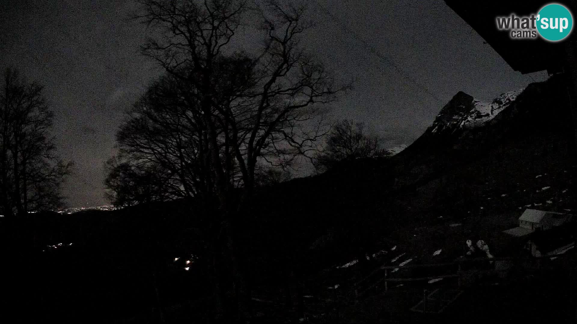 Planina Razor Mountain Hut live cam (1315) | view to Tolminski Migovec