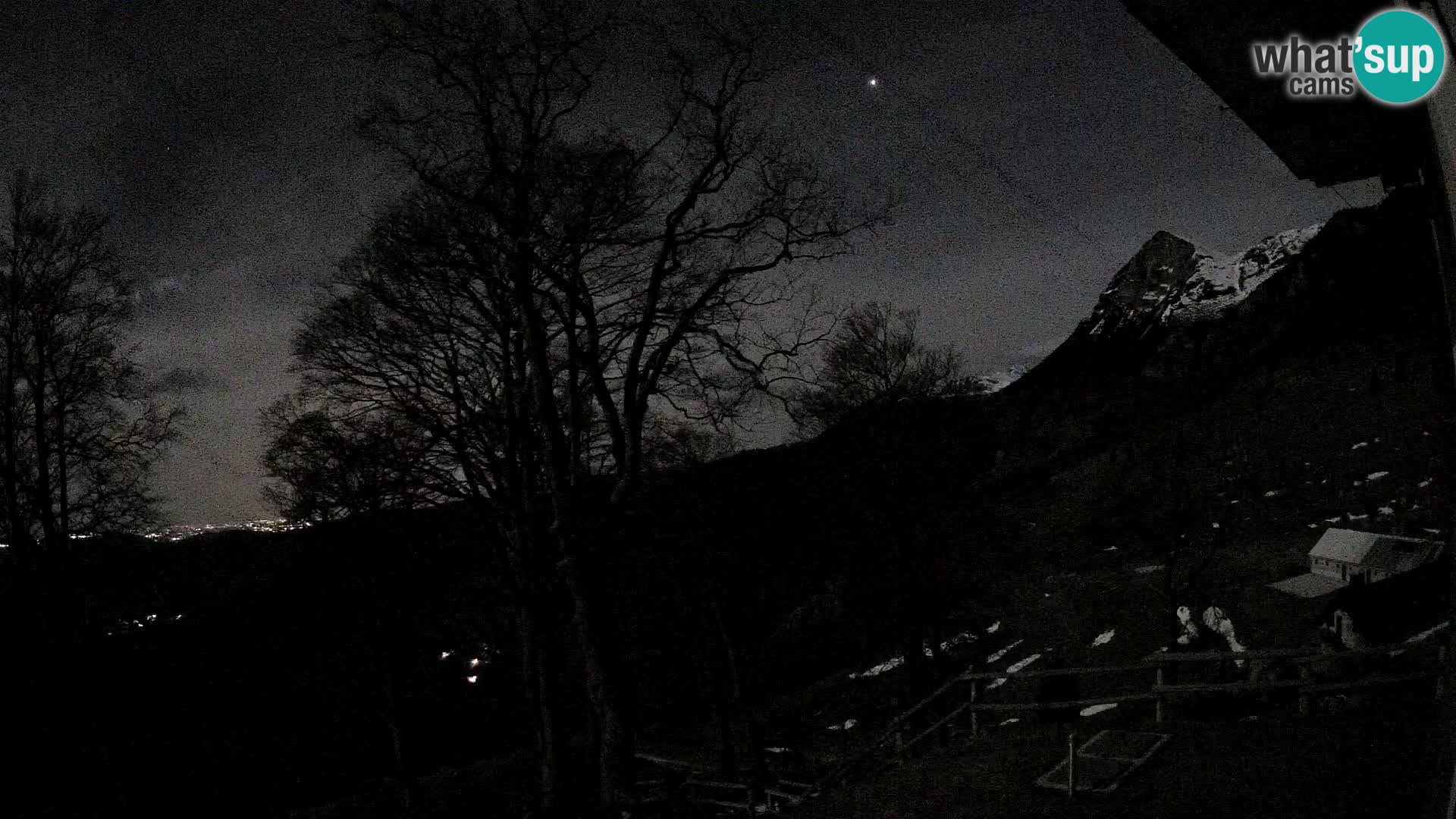 Planina Razor Mountain Hut live cam (1315) | view to Tolminski Migovec