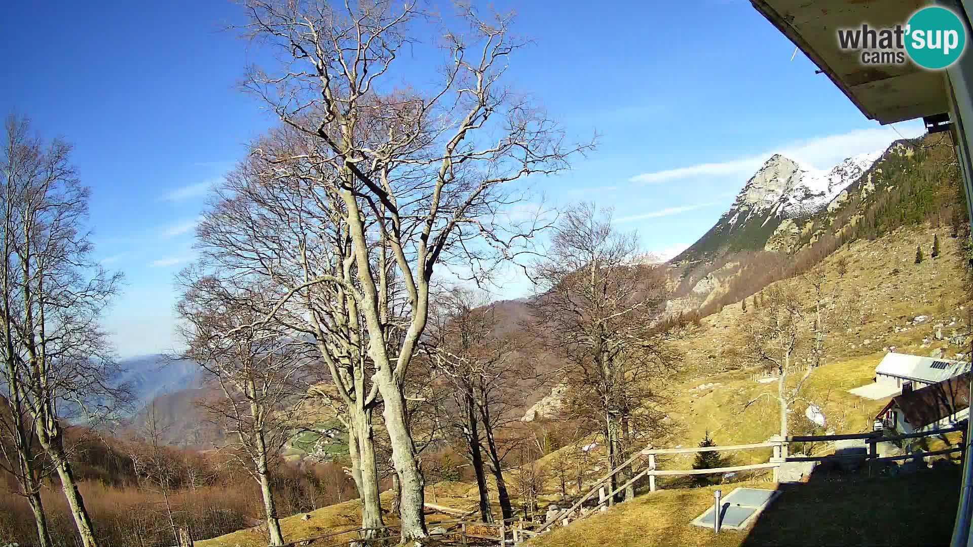 Planina Razor Bergütte Webcam (1315) | Blick auf Tolminski Migovec