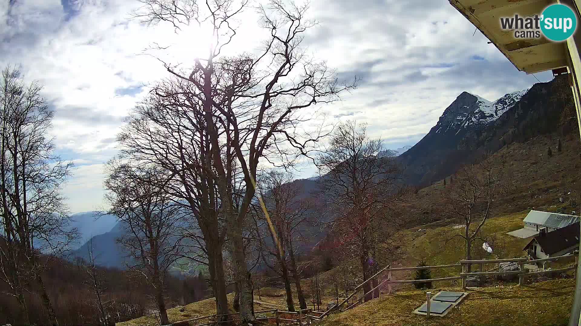 Refuge de la montagne Planina Razor caméra en direct (1315) | vue sur Tolminski Migovec