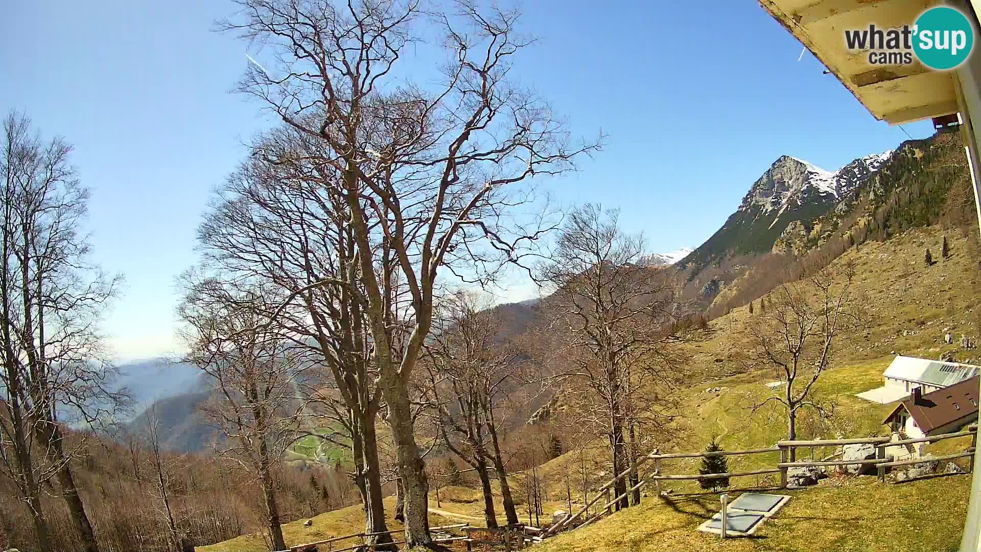 Planina Razor Bergütte Webcam (1315) | Blick auf Tolminski Migovec
