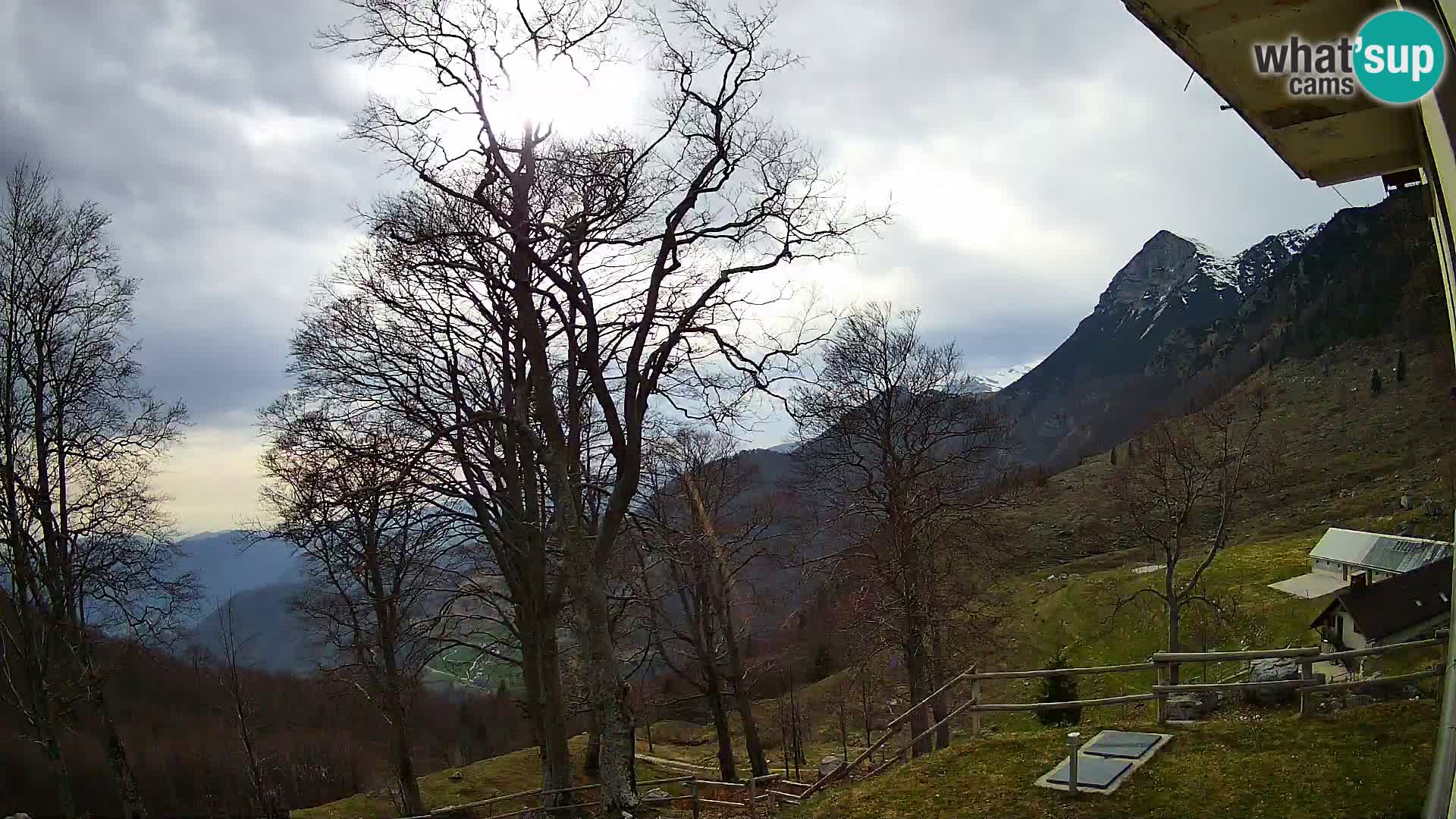 Planina Razor Bergütte Webcam (1315) | Blick auf Tolminski Migovec