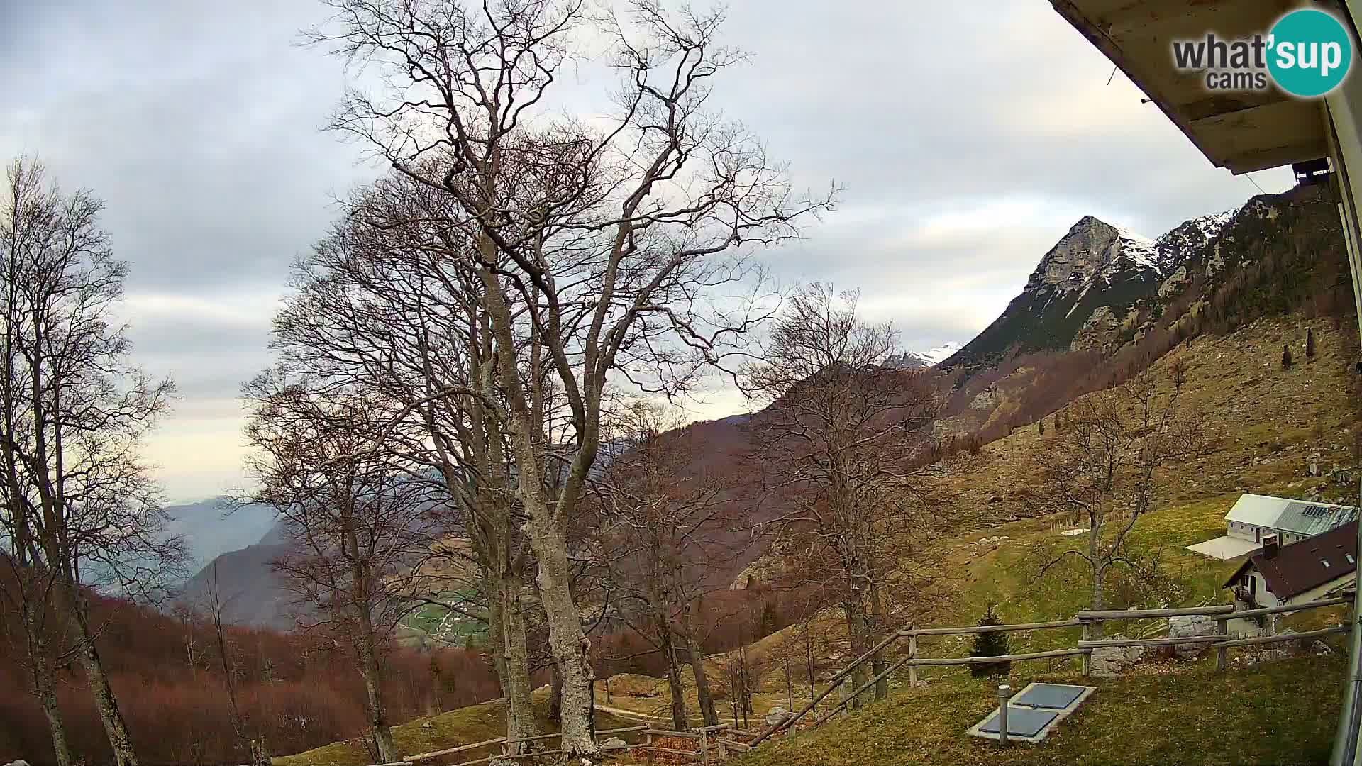 Planina Razor Bergütte Webcam (1315) | Blick auf Tolminski Migovec