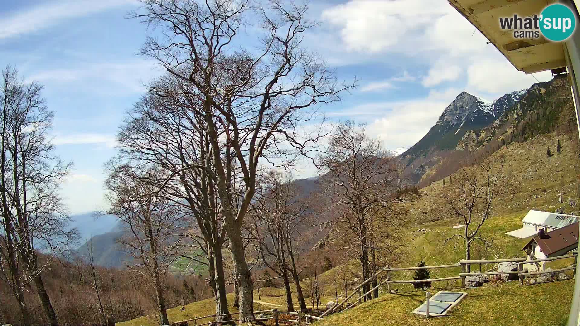 Planina Razor Bergütte Webcam (1315) | Blick auf Tolminski Migovec
