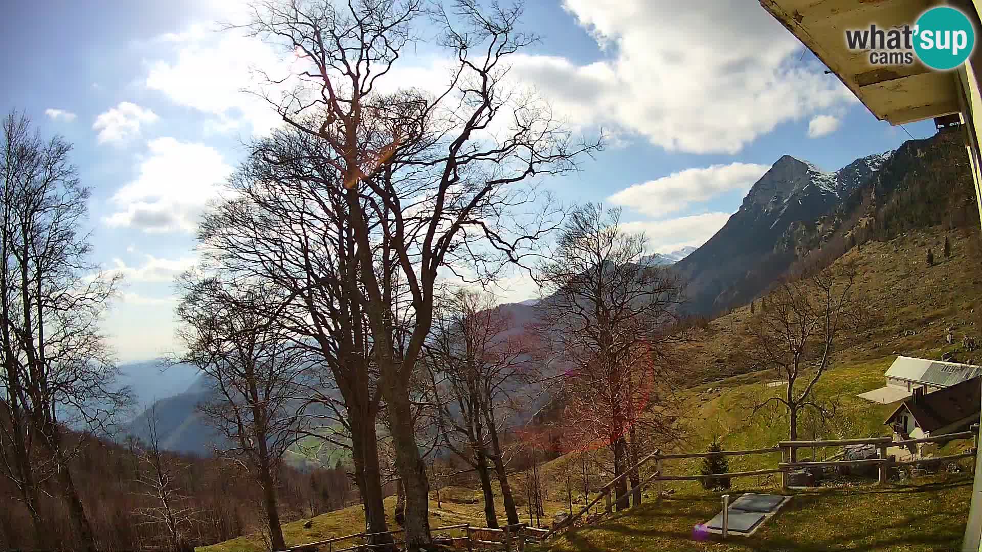 Planina Razor Bergütte Webcam (1315) | Blick auf Tolminski Migovec