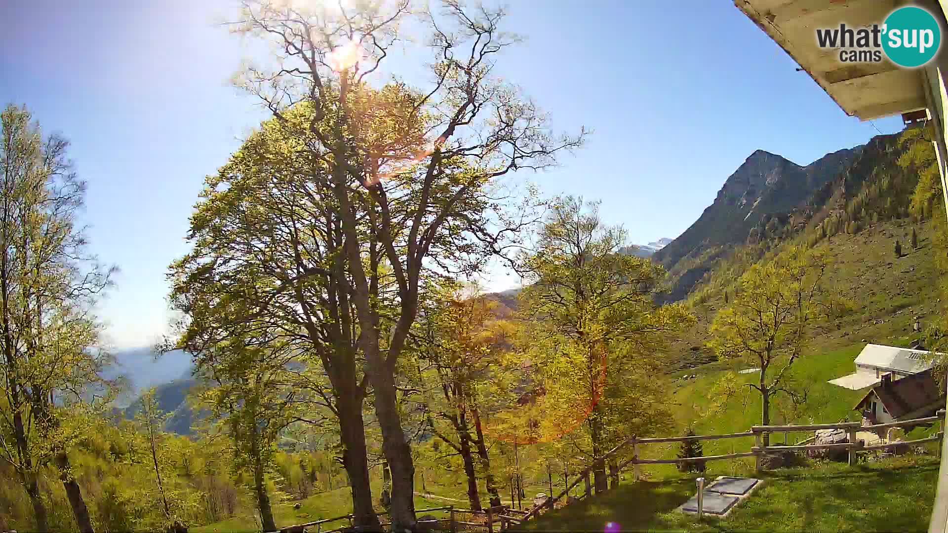 Planinarski dom na planini Razor (1315) | Pogled na Tolminski Migovec