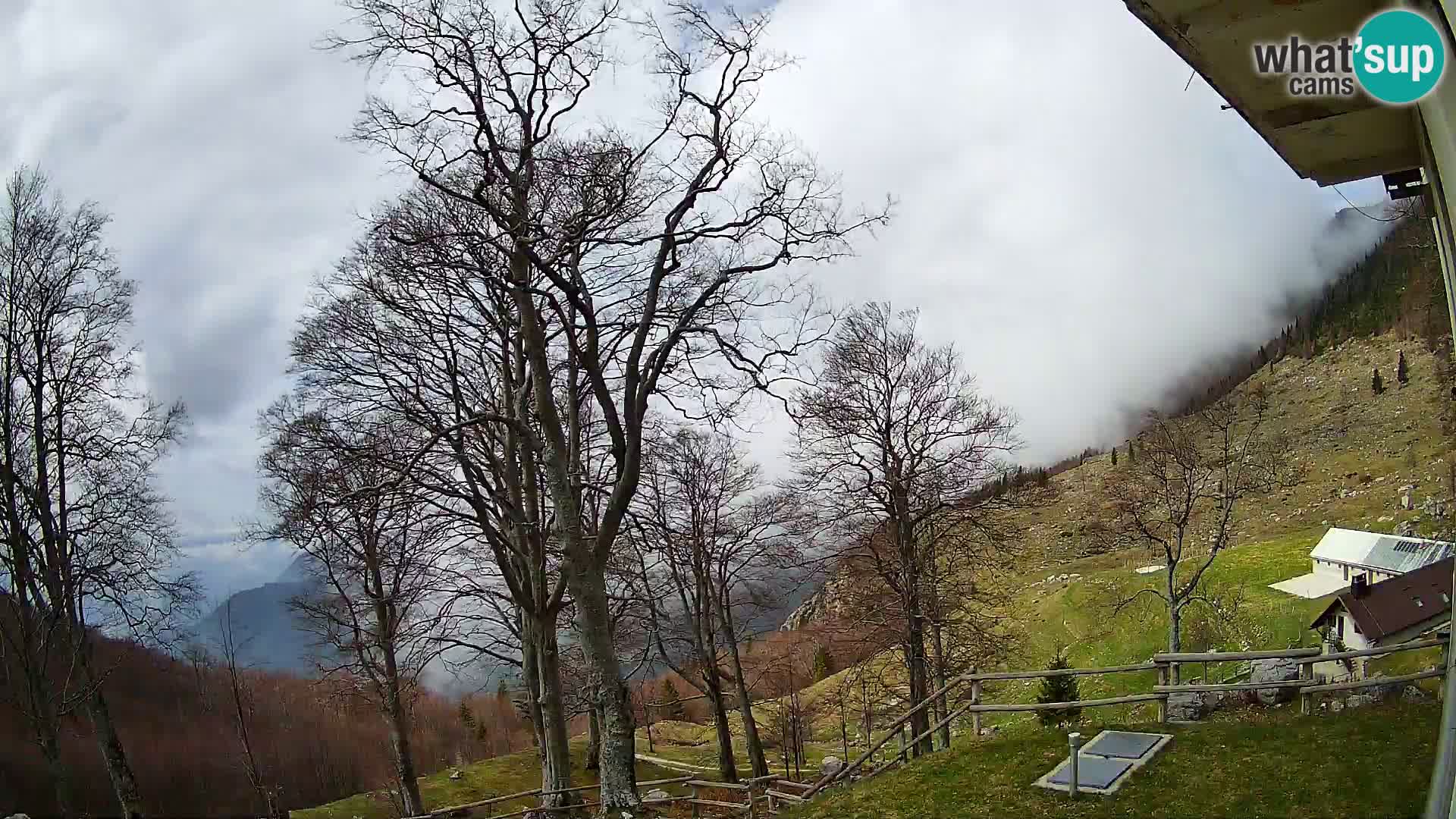 Planinarski dom na planini Razor (1315) | Pogled na Tolminski Migovec