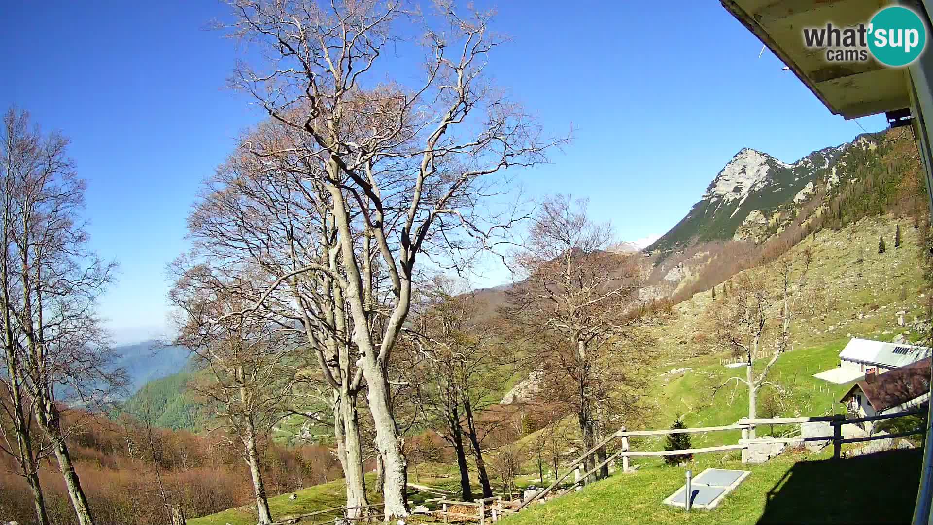 Planina Razor Bergütte Webcam (1315) | Blick auf Tolminski Migovec