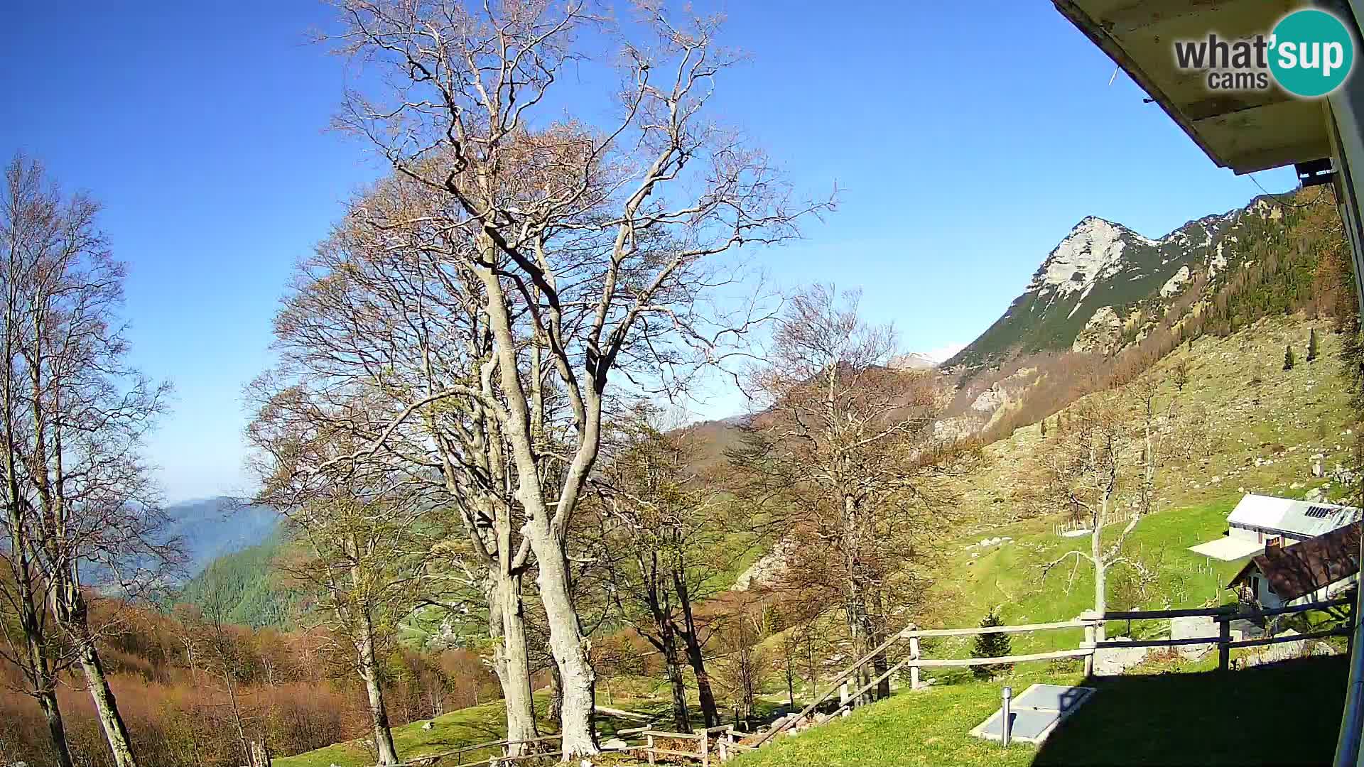 Planinarski dom na planini Razor (1315) | Pogled na Tolminski Migovec