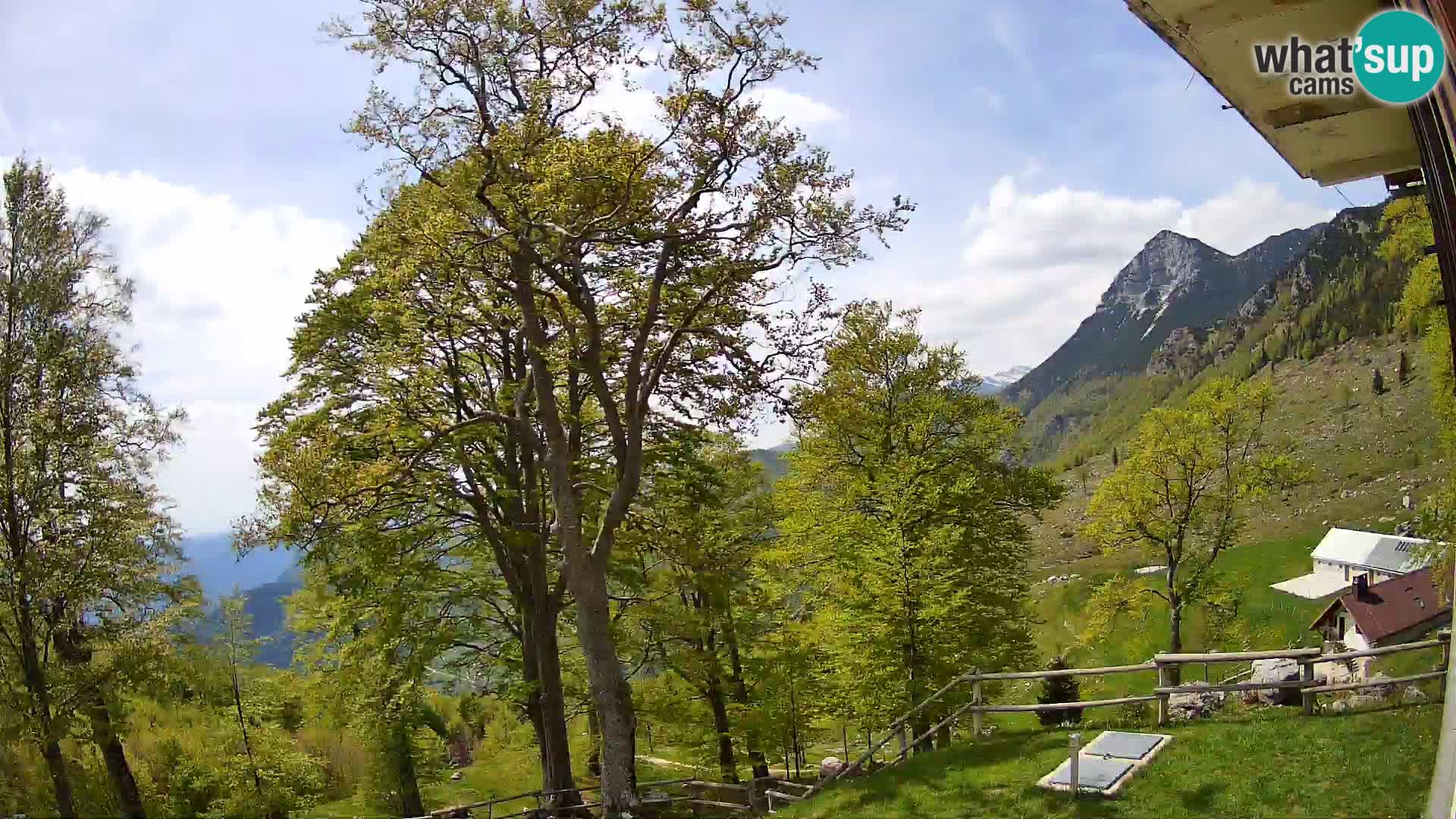 Planinarski dom na planini Razor (1315) | Pogled na Tolminski Migovec