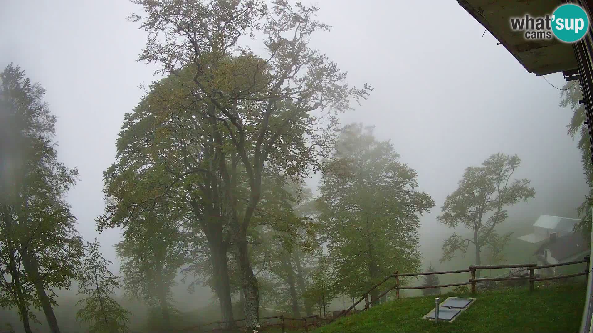 Refuge de la montagne Planina Razor caméra en direct (1315) | vue sur Tolminski Migovec