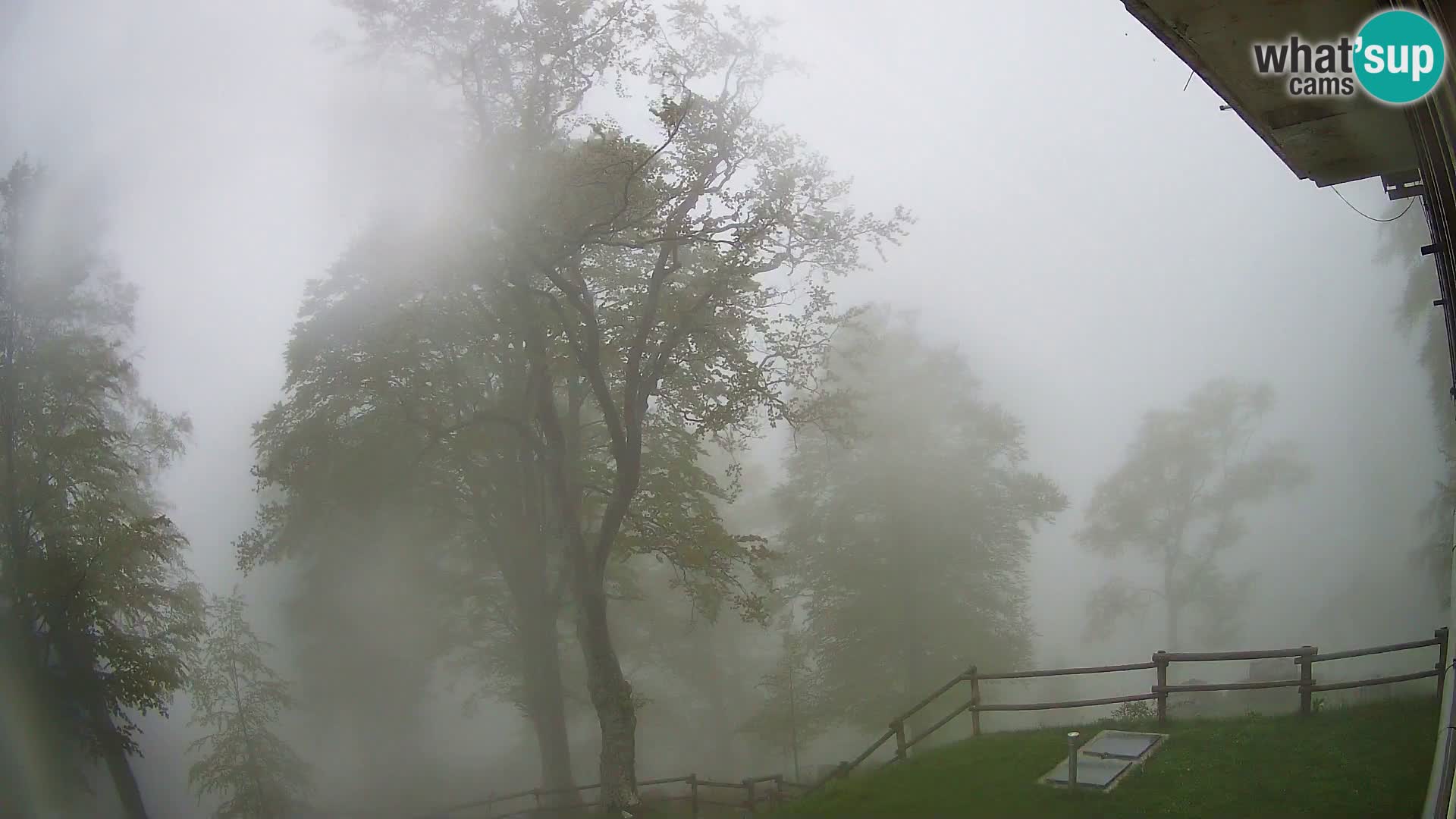 Cámara en vivo de la cabaña de montaña Planina Razor (1315) | vista hacia Tolminski Migovec