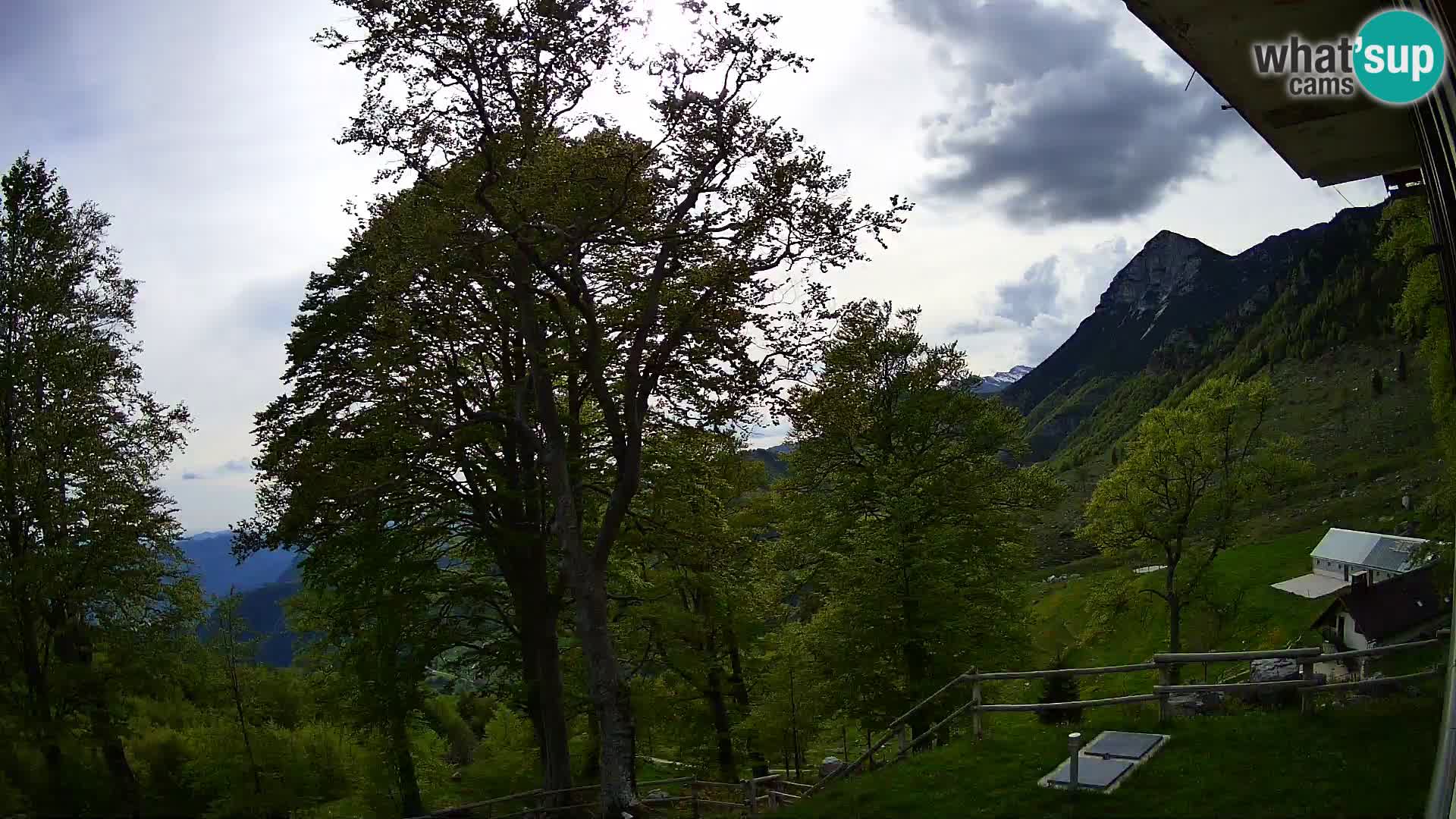 Planinarski dom na planini Razor (1315) | Pogled na Tolminski Migovec
