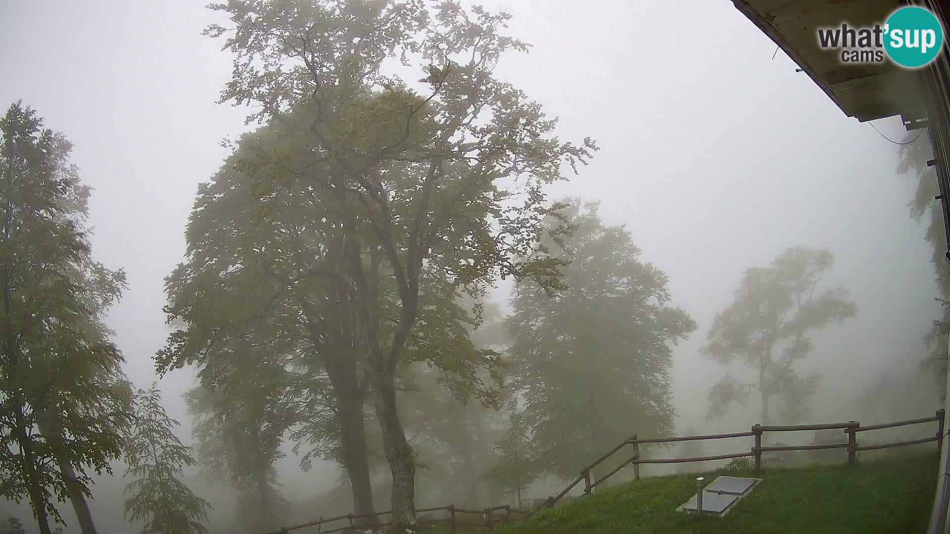 Planina Razor Mountain Hut live cam (1315) | view to Tolminski Migovec