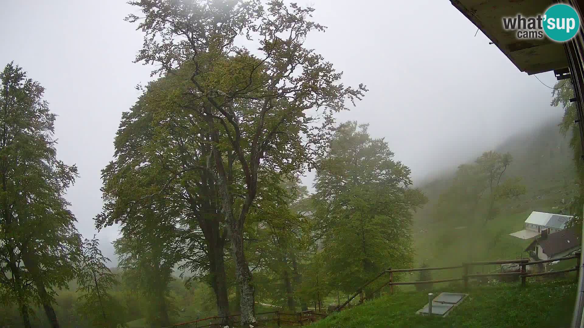 Refuge de la montagne Planina Razor caméra en direct (1315) | vue sur Tolminski Migovec