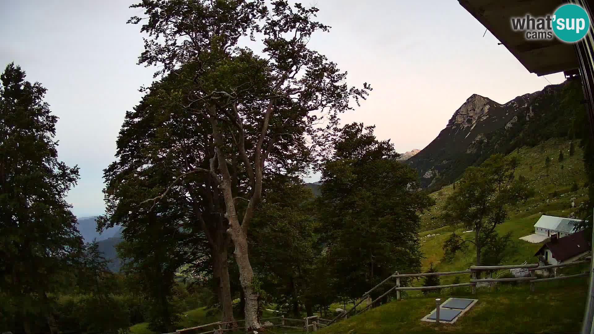 Planina Razor Bergütte Webcam (1315) | Blick auf Tolminski Migovec