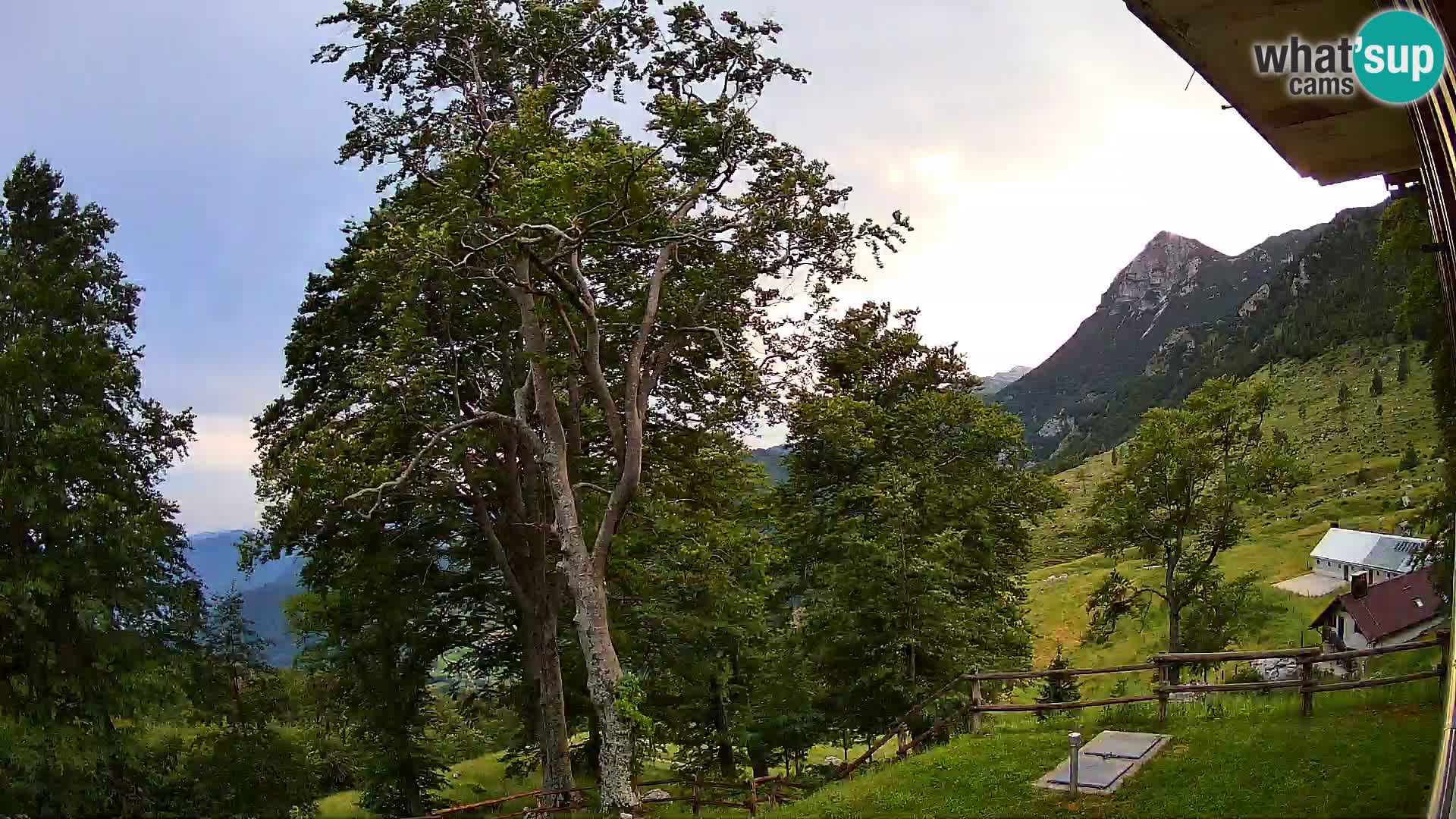 Planina Razor Bergütte Webcam (1315) | Blick auf Tolminski Migovec