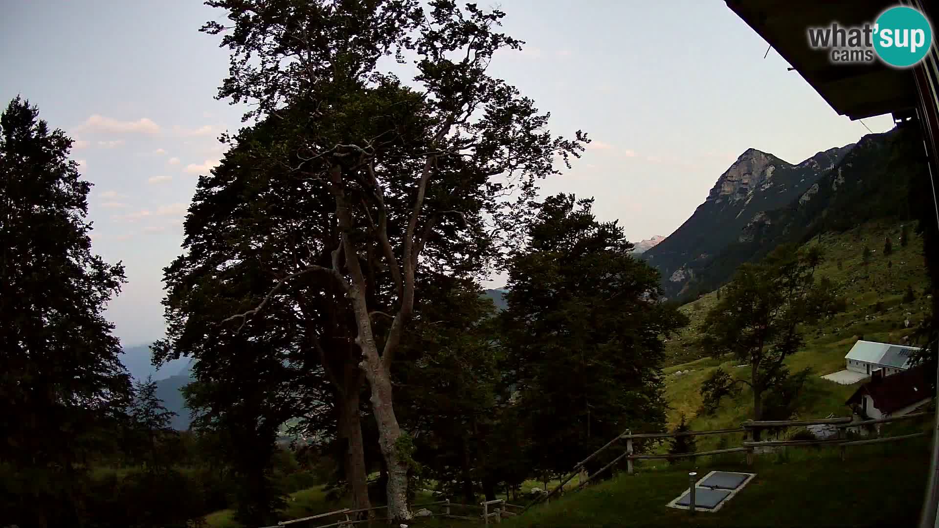 Planina Razor Bergütte Webcam (1315) | Blick auf Tolminski Migovec
