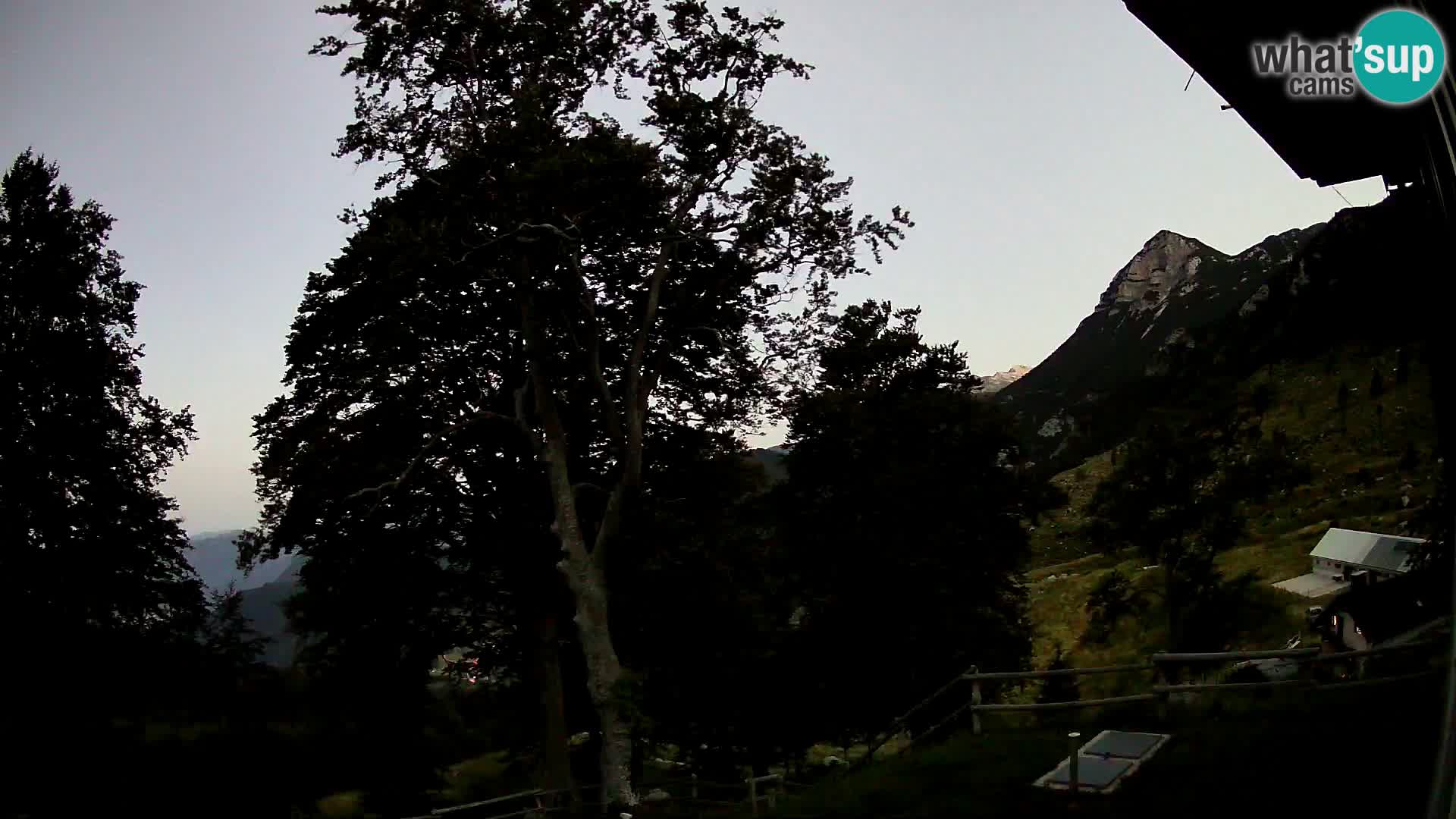 Planina Razor Mountain Hut live cam (1315) | view to Tolminski Migovec