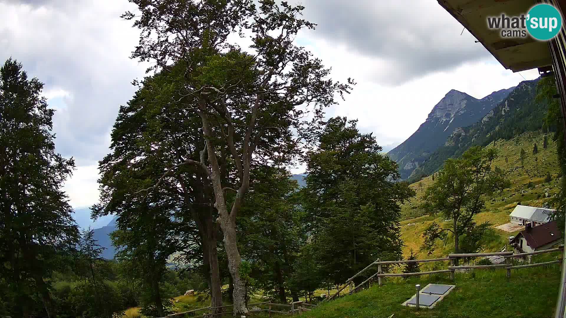 Planina Razor Bergütte Webcam (1315) | Blick auf Tolminski Migovec