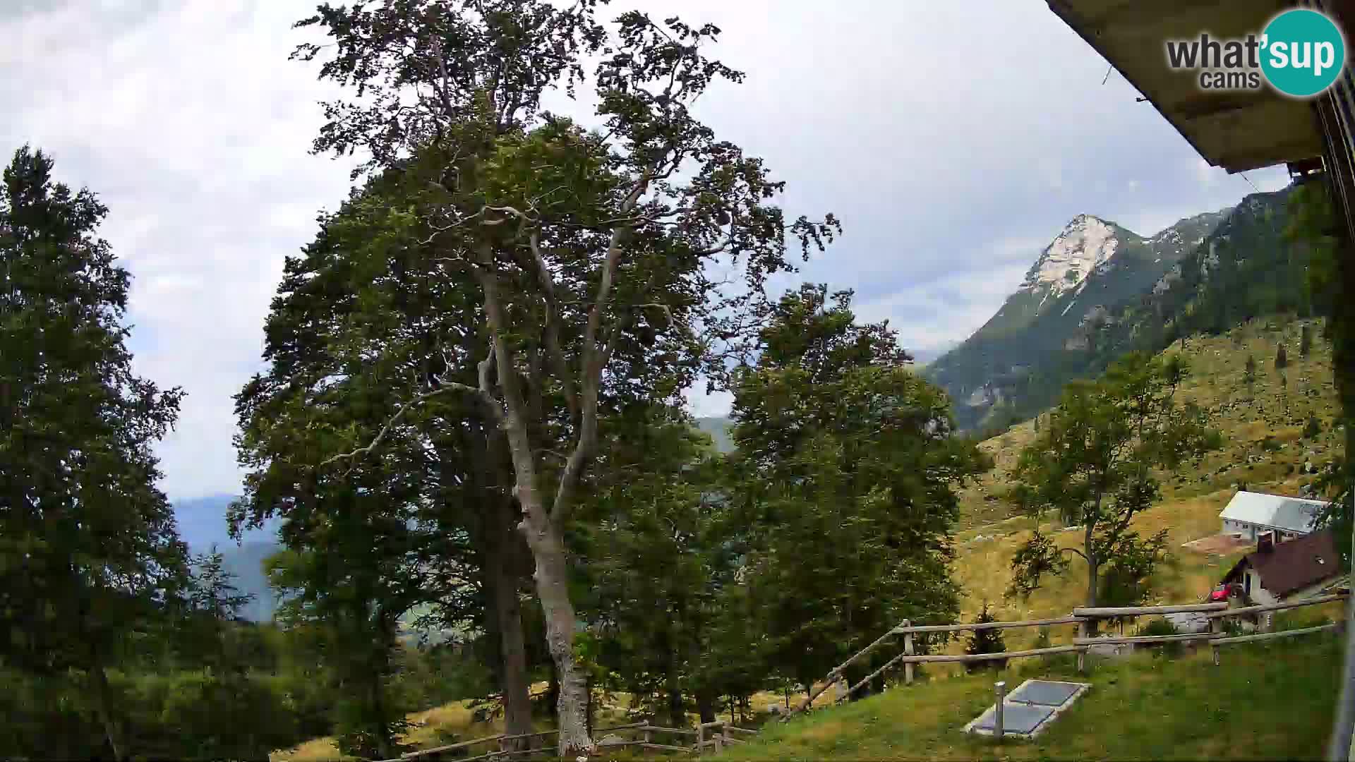 Planinarski dom na planini Razor (1315) | Pogled na Tolminski Migovec