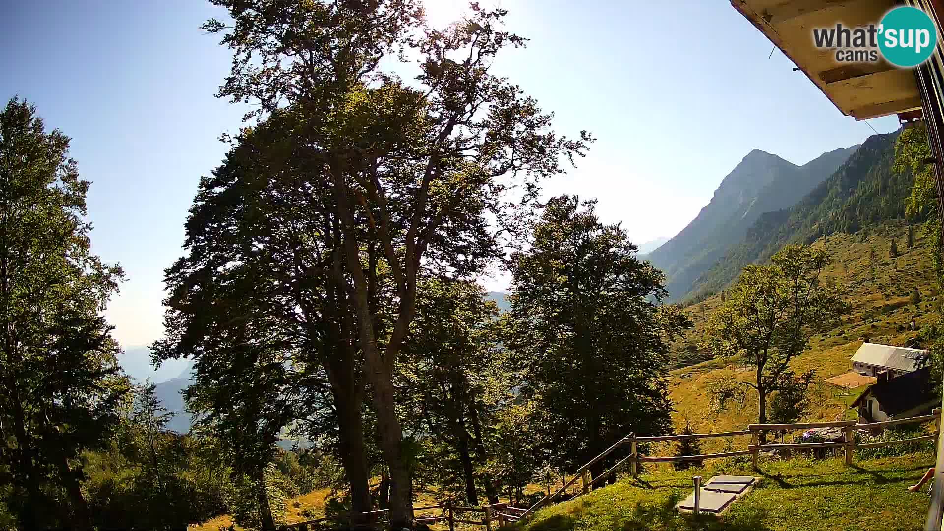 Planina Razor Bergütte Webcam (1315) | Blick auf Tolminski Migovec