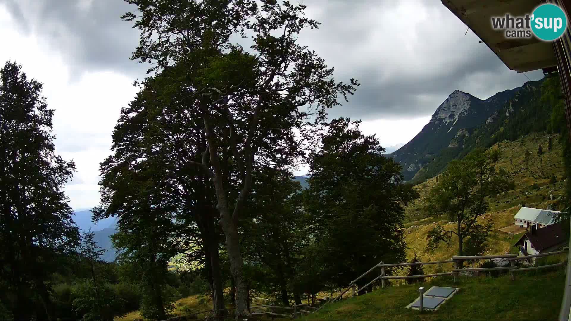 Planina Razor Bergütte Webcam (1315) | Blick auf Tolminski Migovec