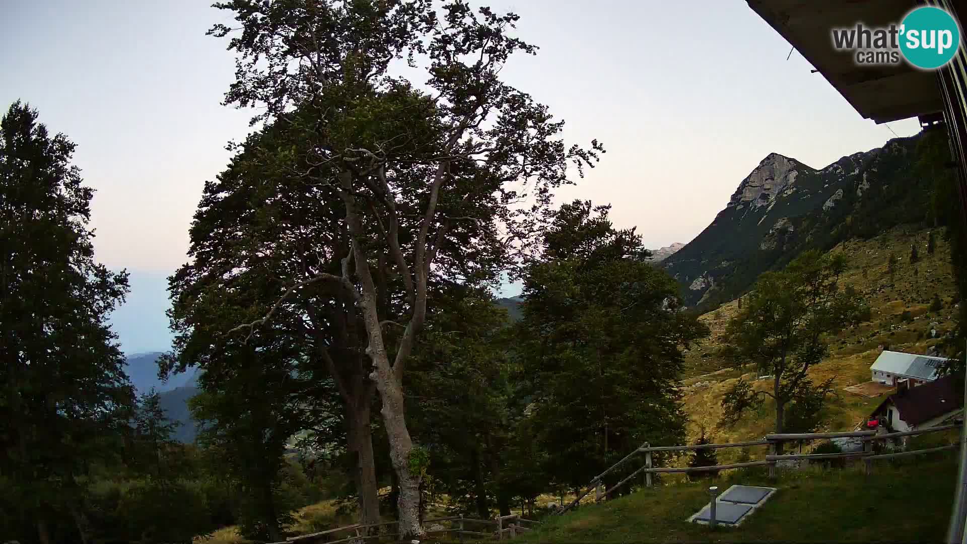 Planina Razor Bergütte Webcam (1315) | Blick auf Tolminski Migovec