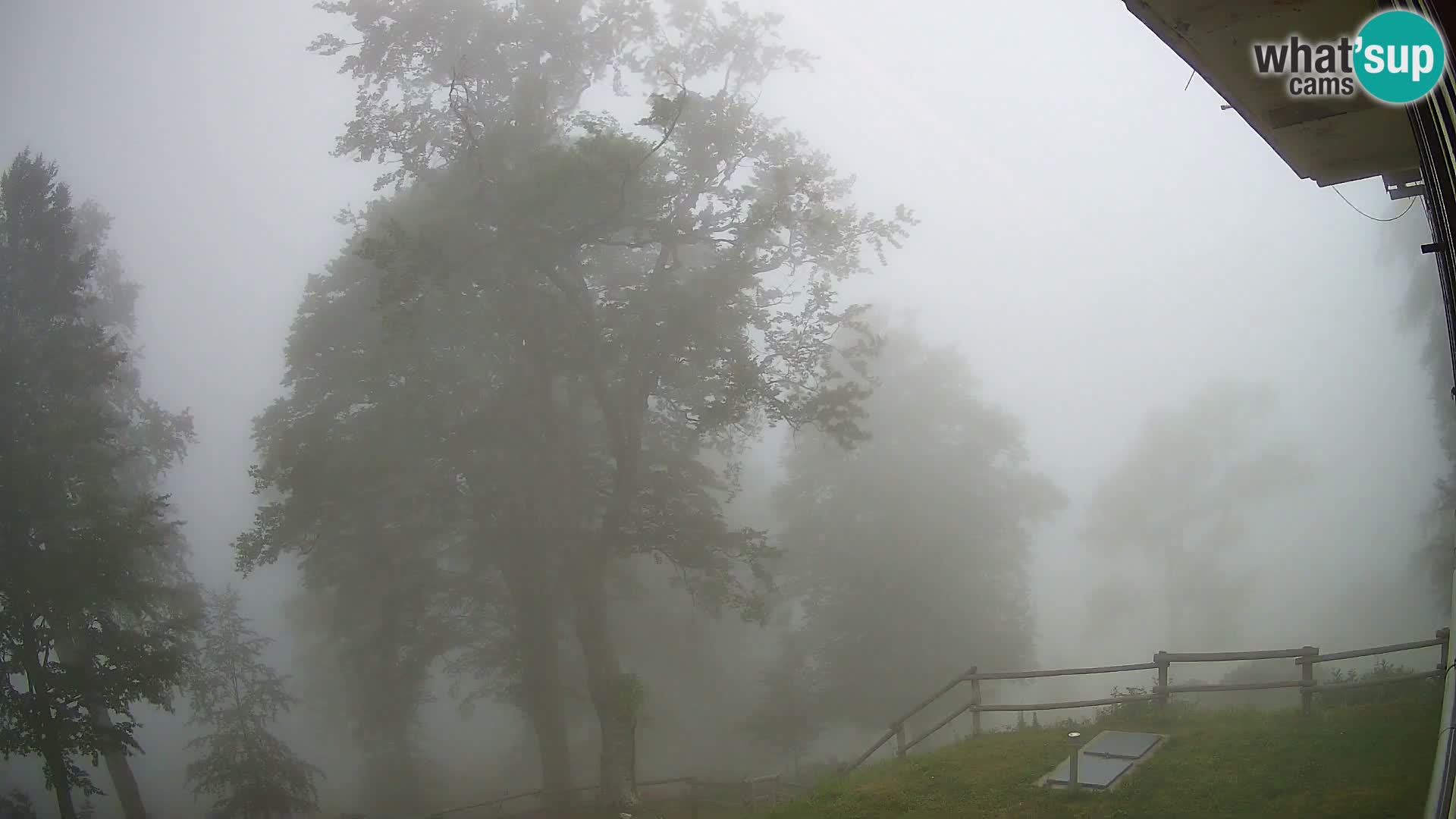 Planina Razor Mountain Hut live cam (1315) | view to Tolminski Migovec