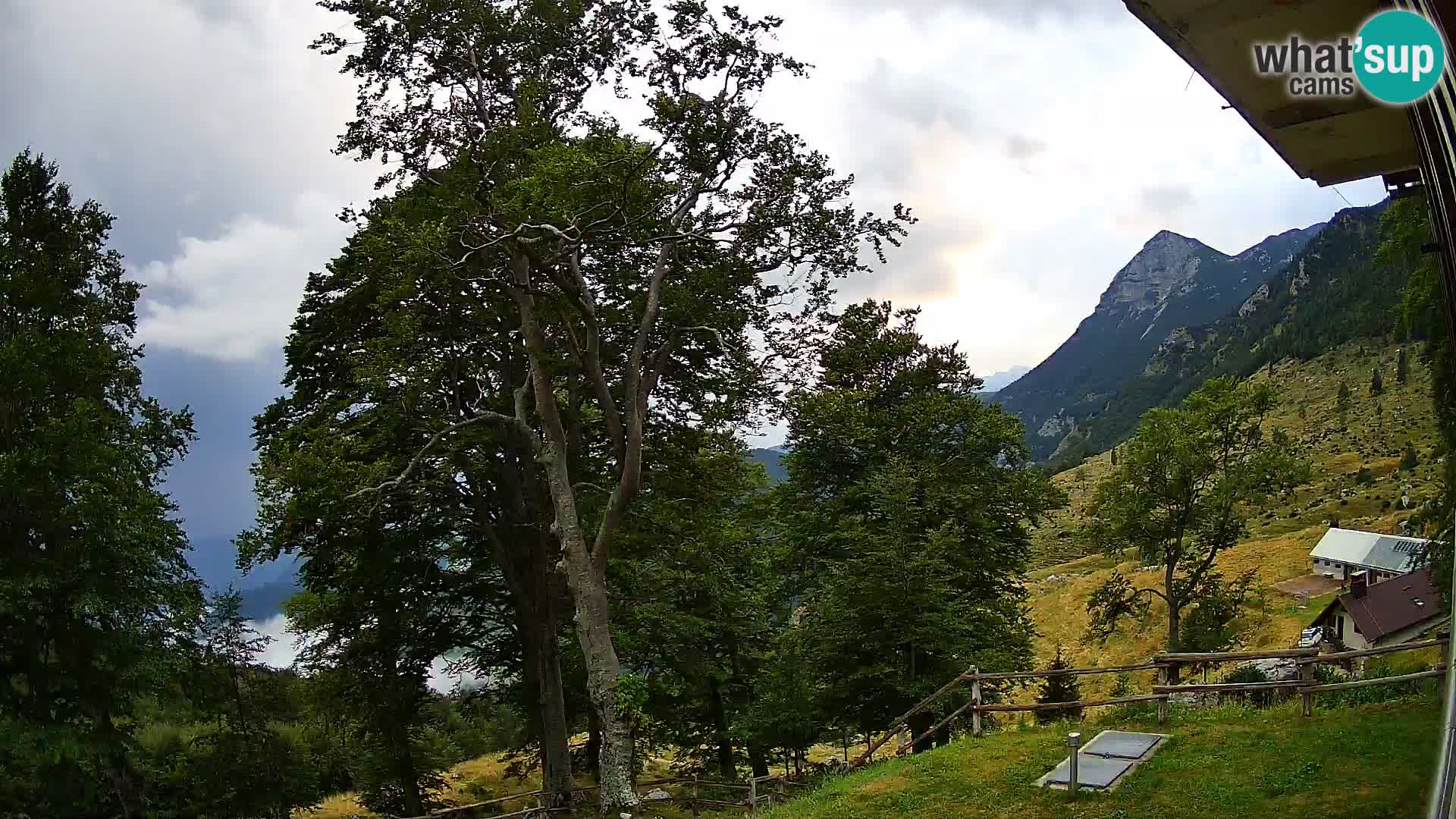 Planina Razor Bergütte Webcam (1315) | Blick auf Tolminski Migovec