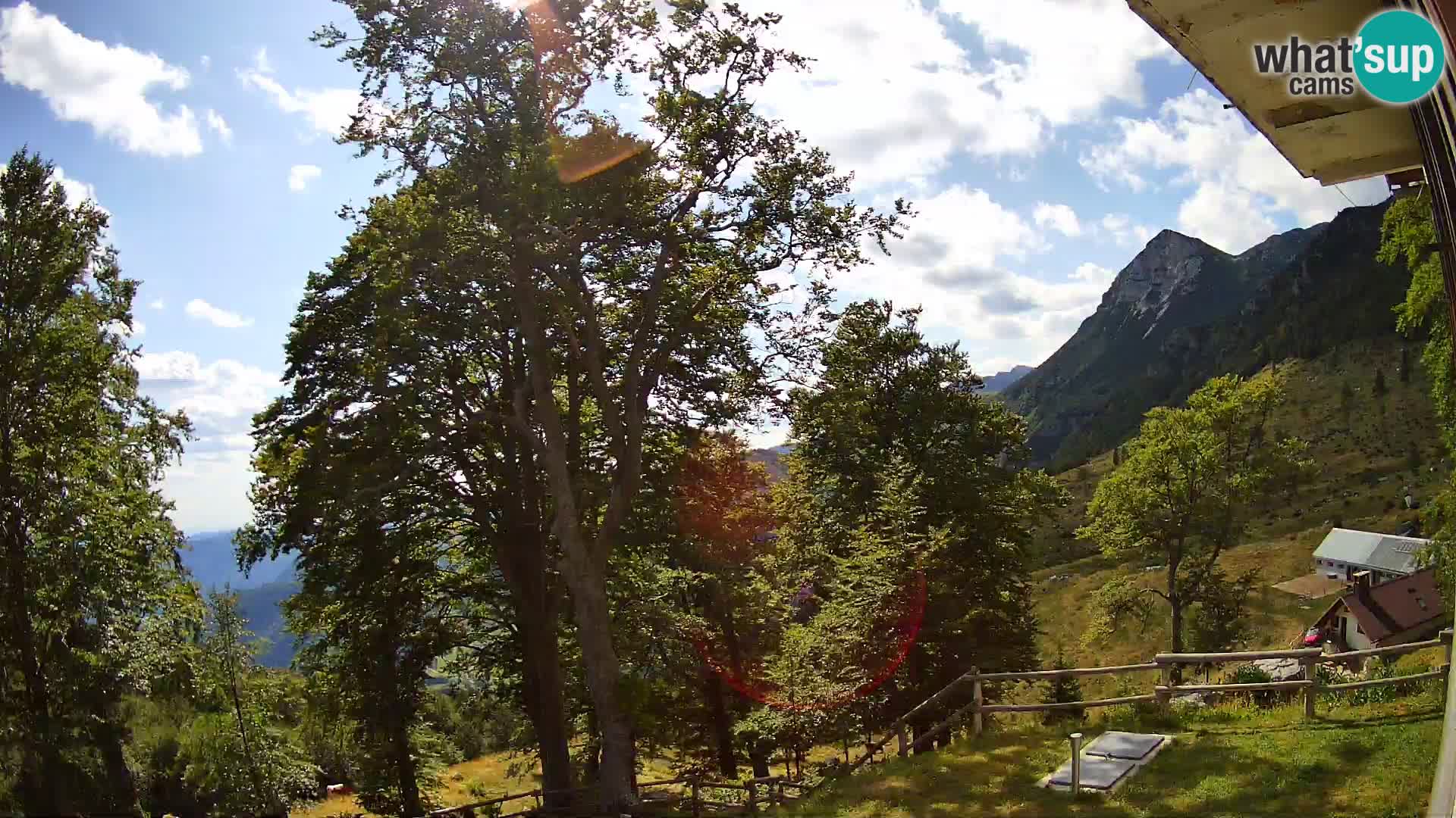 Planina Razor Bergütte Webcam (1315) | Blick auf Tolminski Migovec