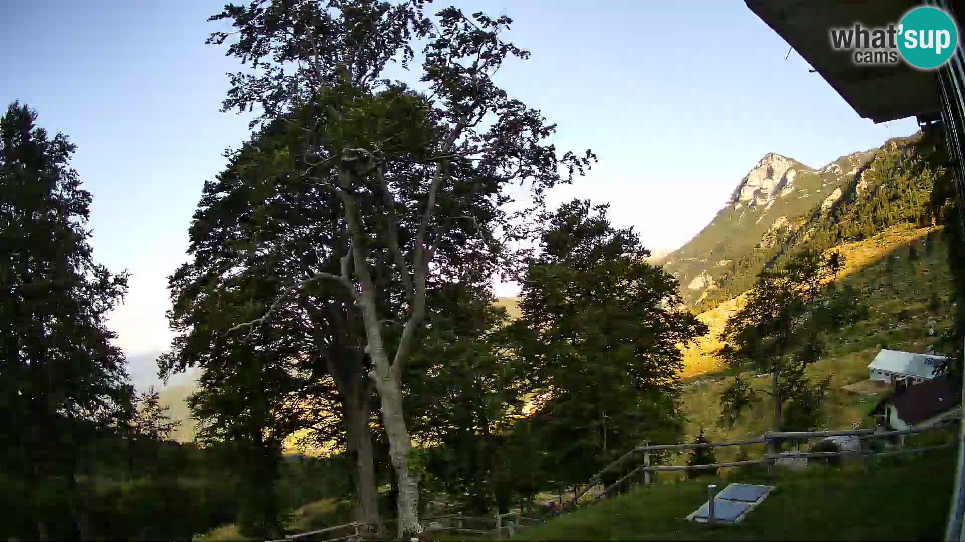 Planina Razor Bergütte Webcam (1315) | Blick auf Tolminski Migovec