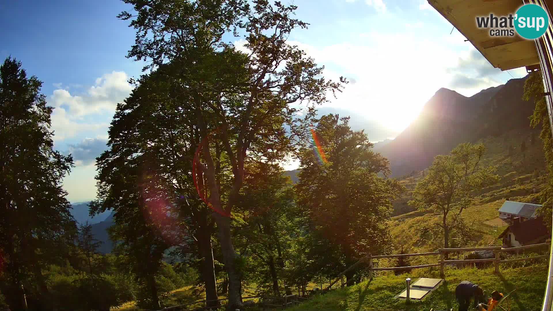 Planina Razor Bergütte Webcam (1315) | Blick auf Tolminski Migovec
