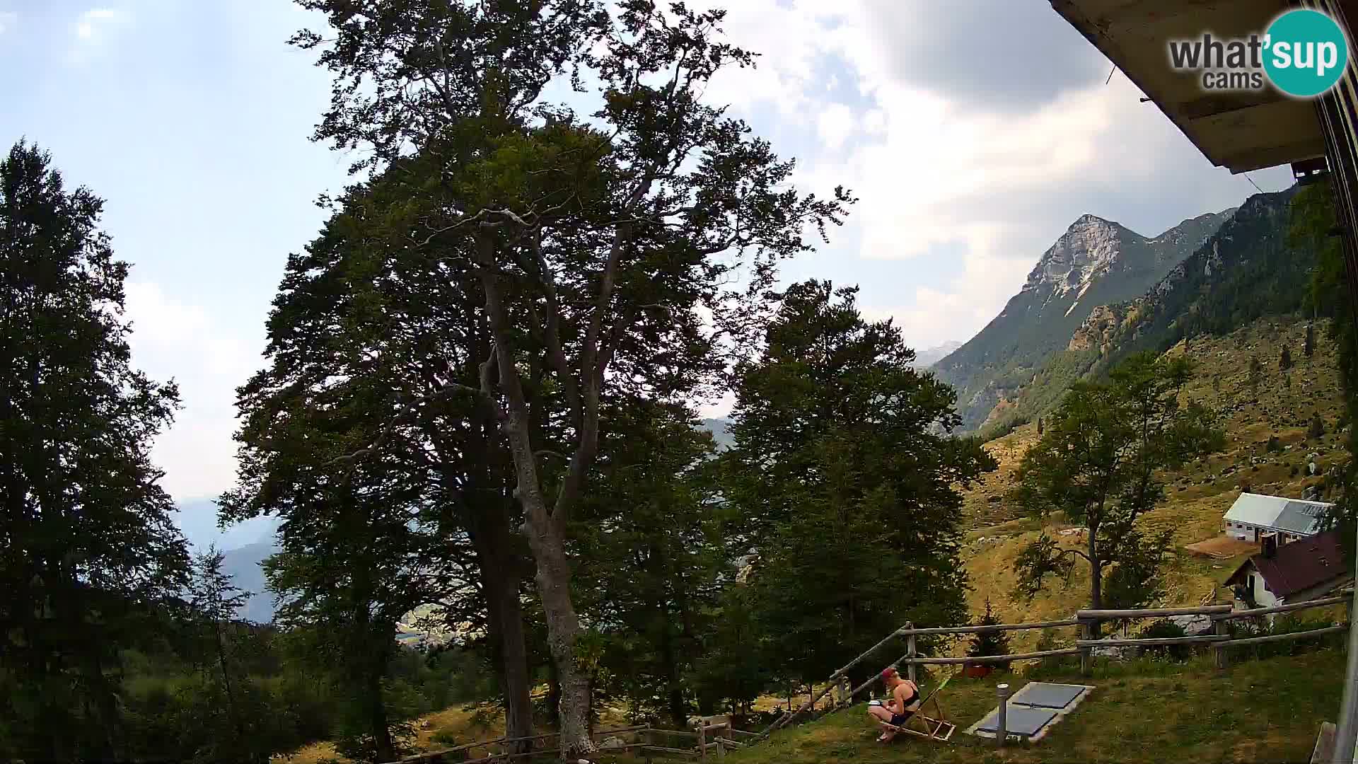 Planina Razor Bergütte Webcam (1315) | Blick auf Tolminski Migovec