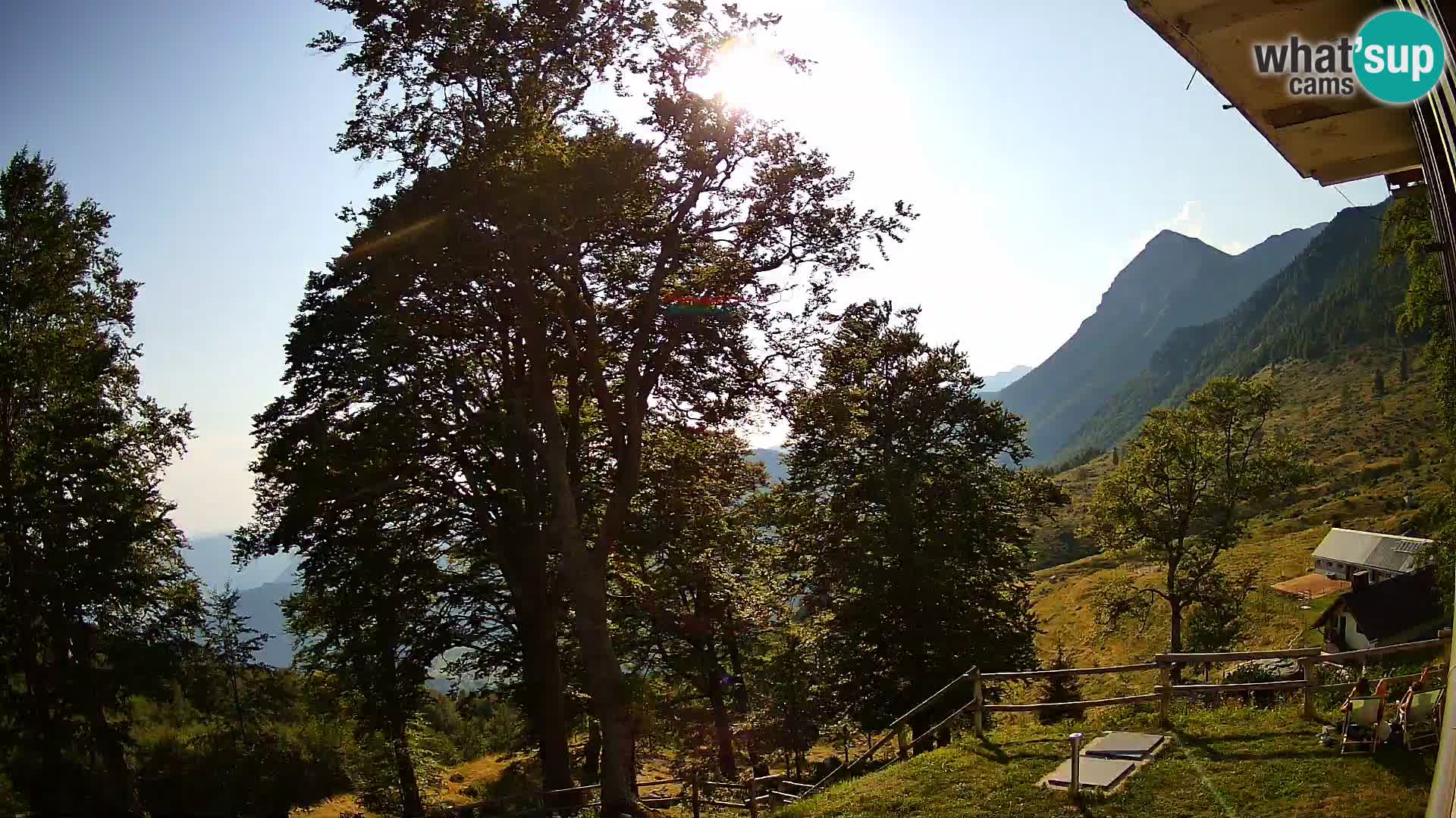 Planina Razor Bergütte Webcam (1315) | Blick auf Tolminski Migovec