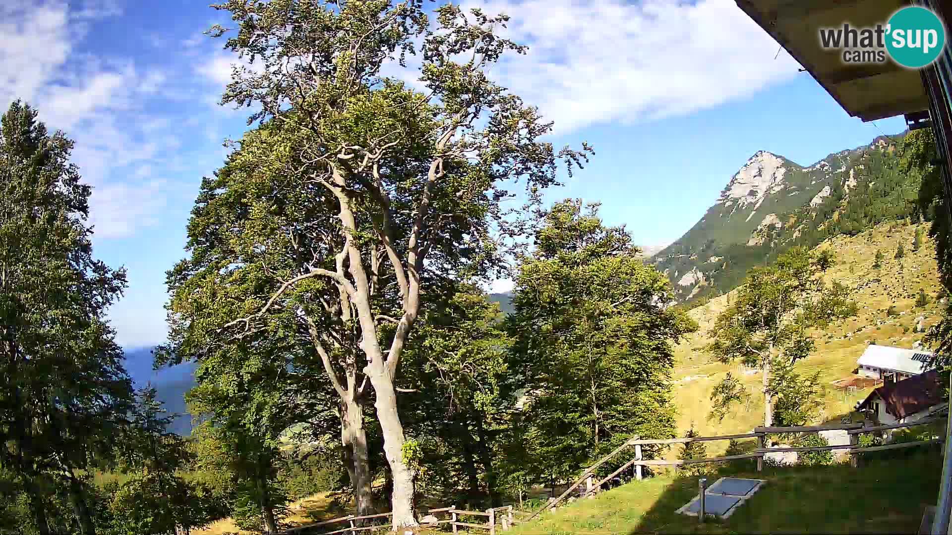 Planina Razor Bergütte Webcam (1315) | Blick auf Tolminski Migovec