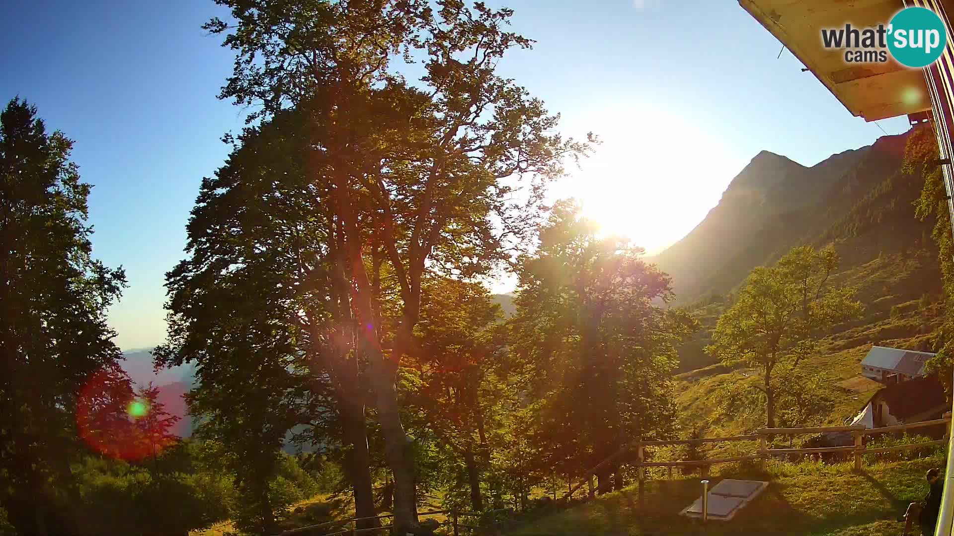 Planina Razor Bergütte Webcam (1315) | Blick auf Tolminski Migovec