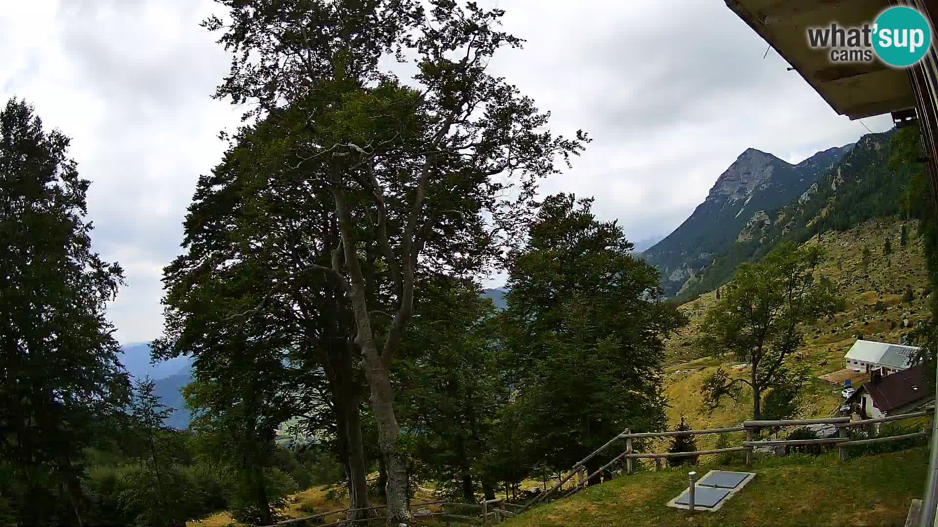 Planina Razor Bergütte Webcam (1315) | Blick auf Tolminski Migovec