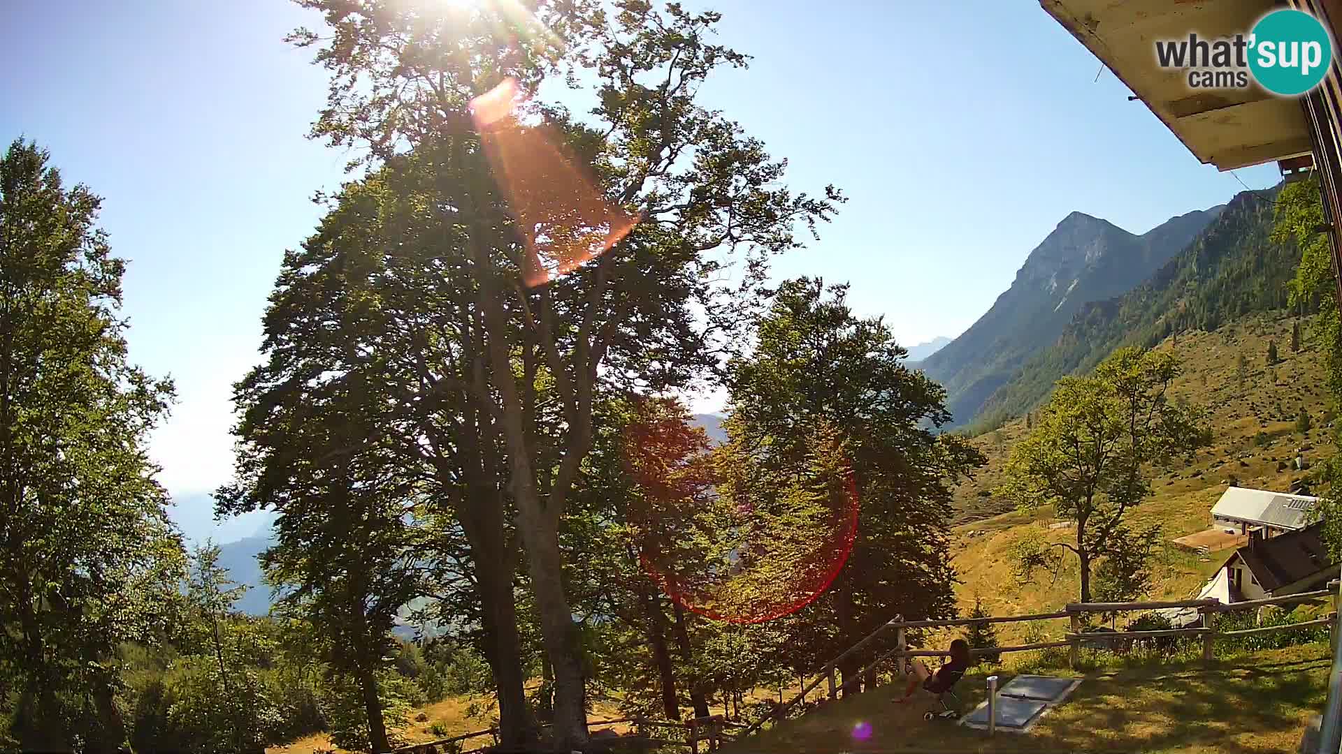 Planina Razor Bergütte Webcam (1315) | Blick auf Tolminski Migovec