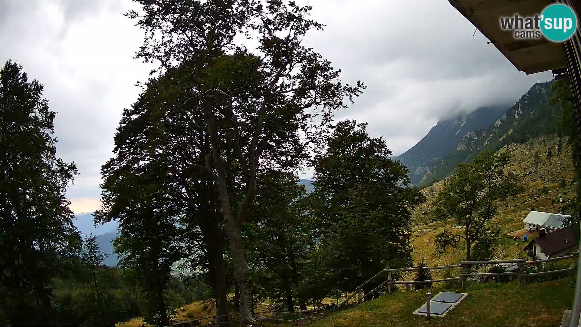 Planina Razor Bergütte Webcam (1315) | Blick auf Tolminski Migovec