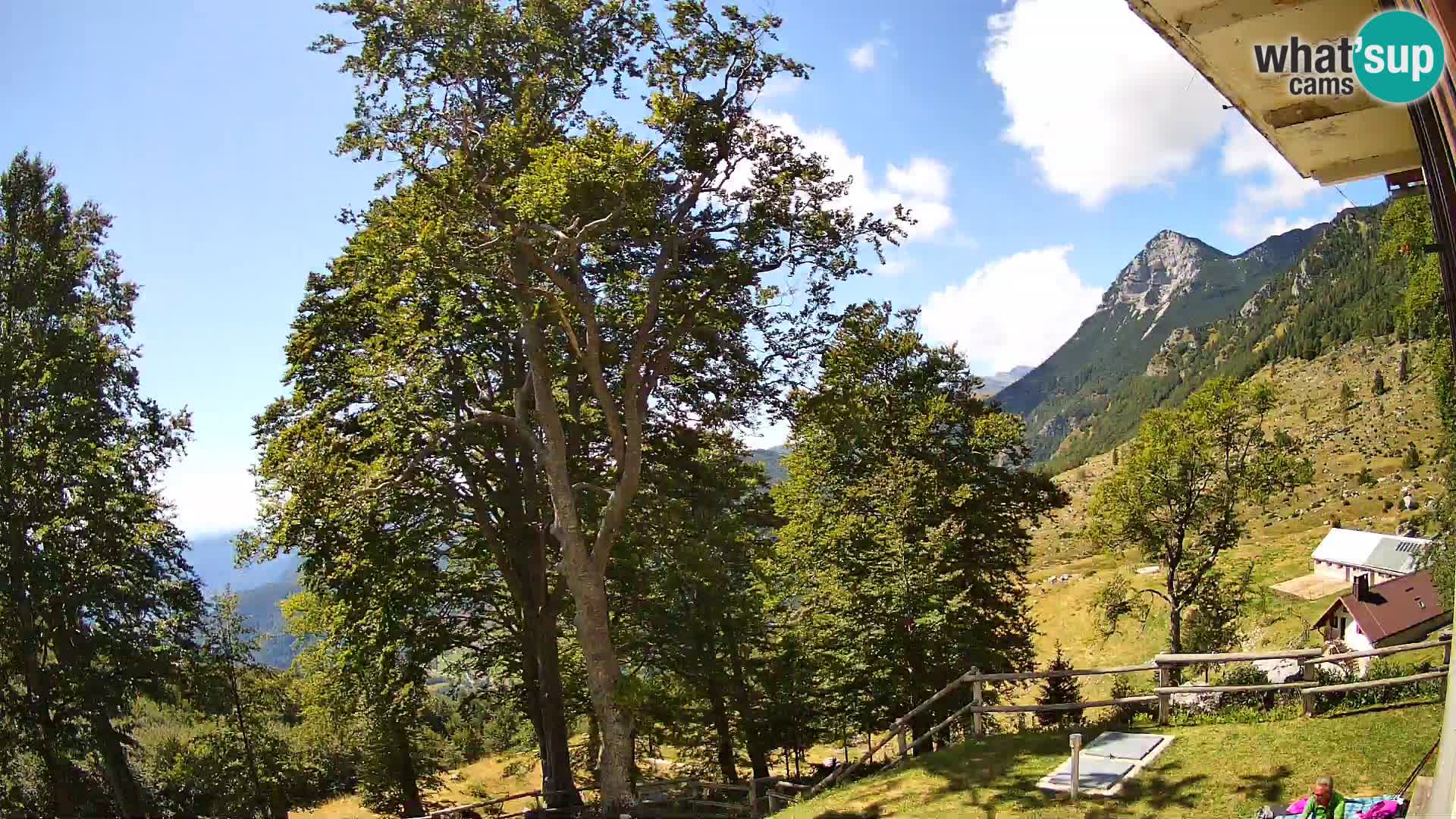 Planina Razor Bergütte Webcam (1315) | Blick auf Tolminski Migovec
