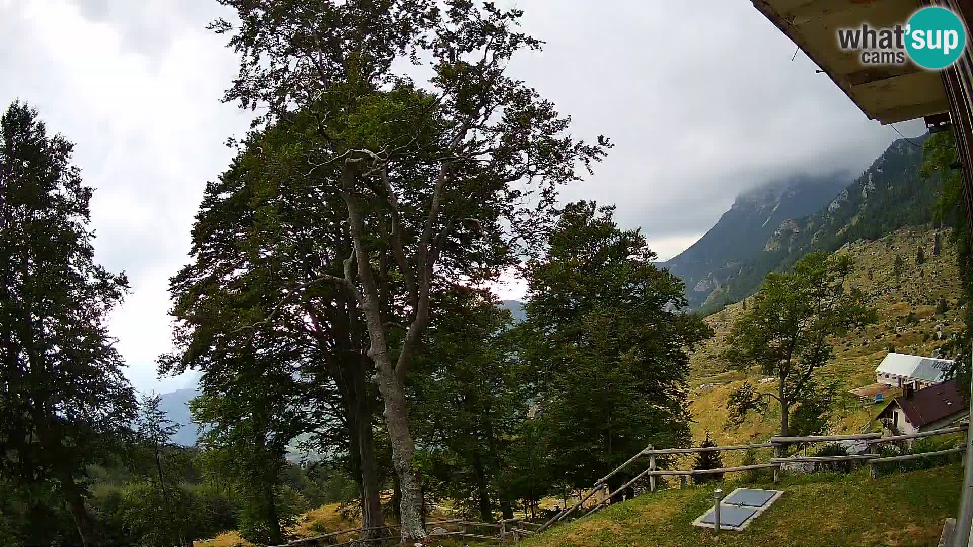 Planina Razor Bergütte Webcam (1315) | Blick auf Tolminski Migovec