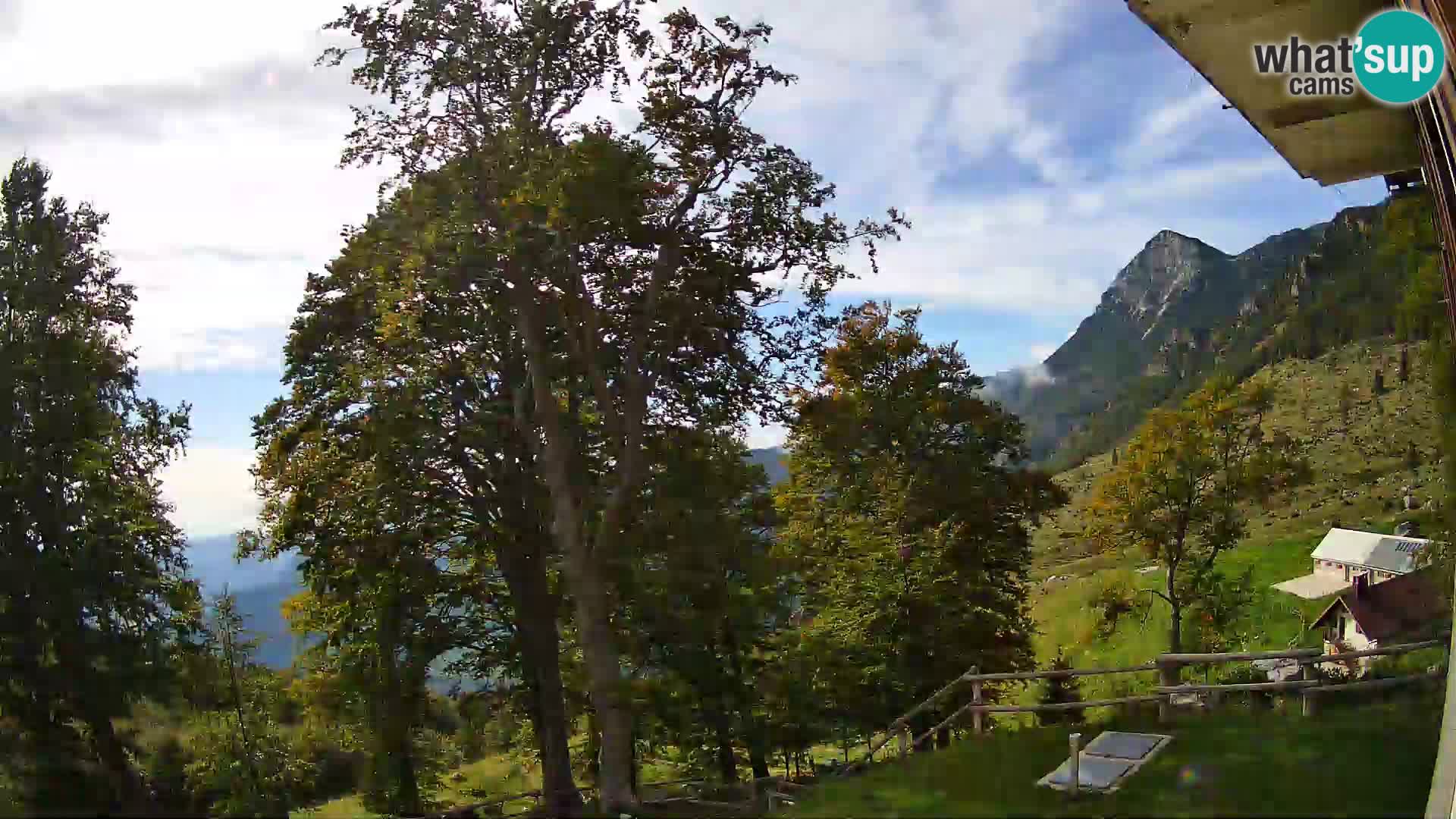 Planina Razor Bergütte Webcam (1315) | Blick auf Tolminski Migovec